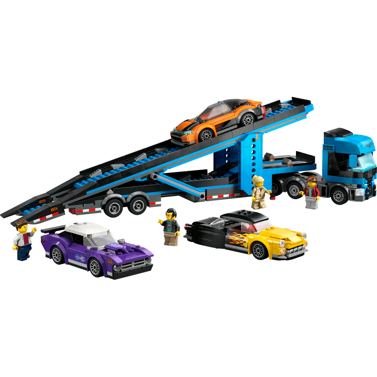 LEGO City Car Transporter Truck with Sports Cars 60408 - Image 5