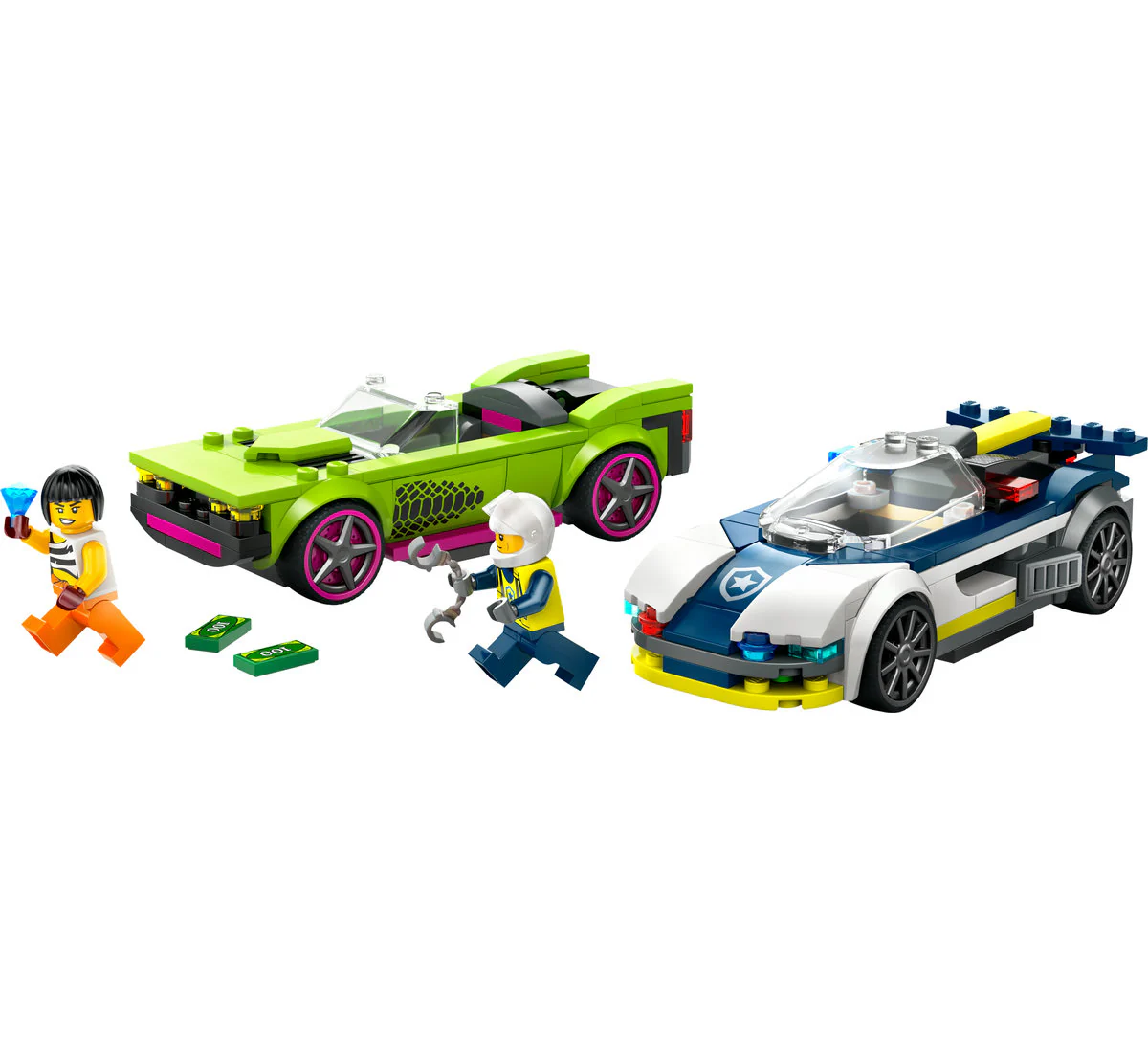 LEGO City Police Car and Muscle Car Chase Set 60415 - Image 5