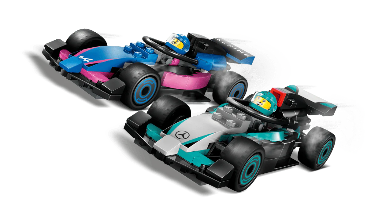 LEGO City F1 Garage & Mercedes-AMG & Alpine Cars 60444 - Image 5