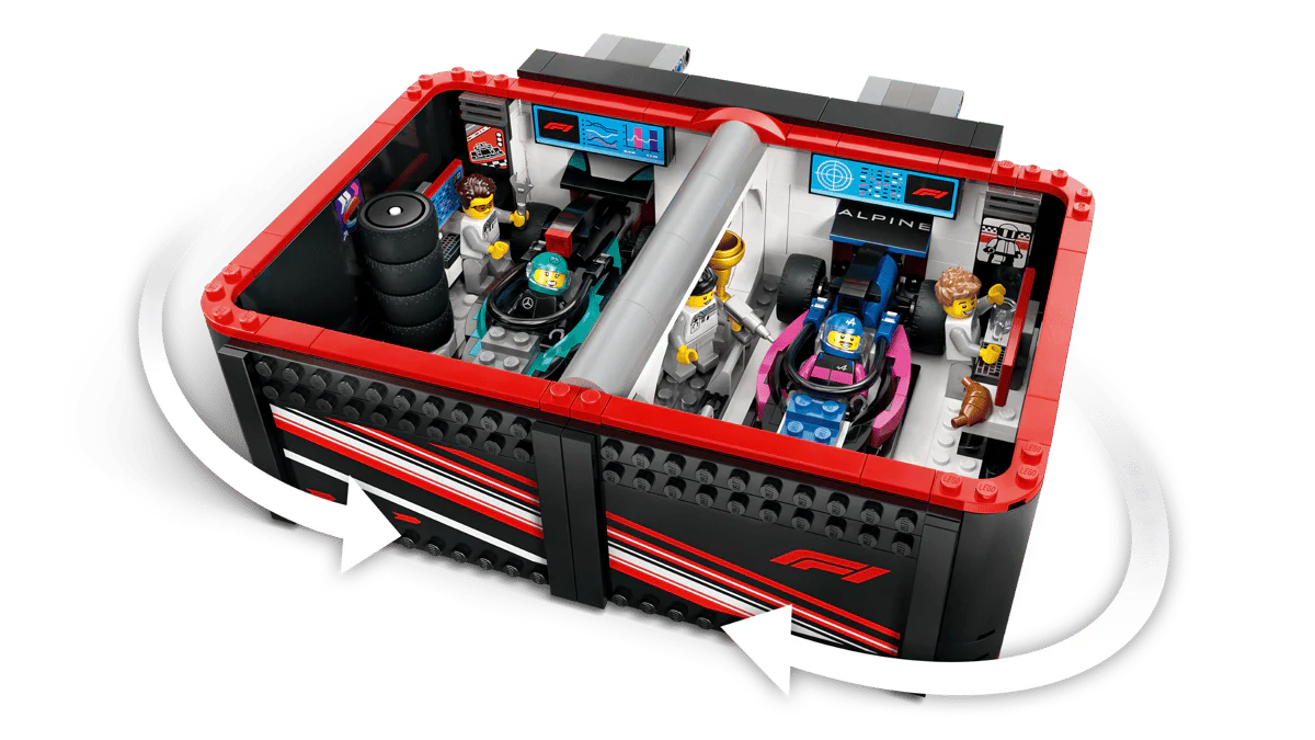 LEGO City F1 Garage & Mercedes-AMG & Alpine Cars 60444 - Image 6