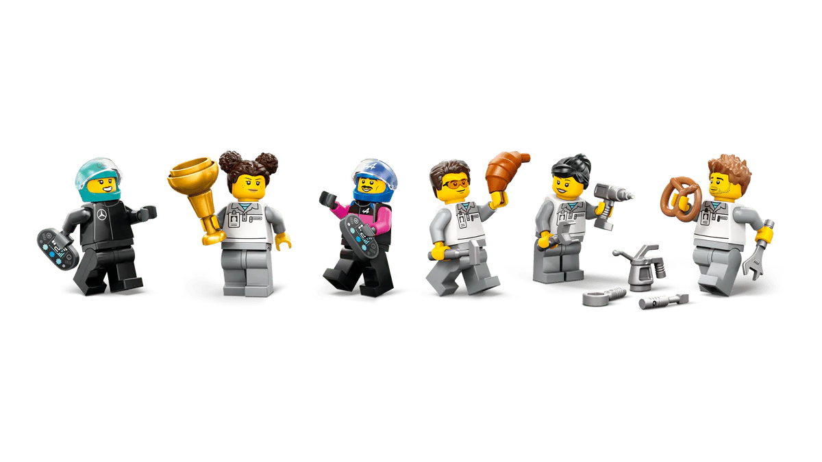 LEGO City F1 Garage & Mercedes-AMG & Alpine Cars 60444 - Image 7