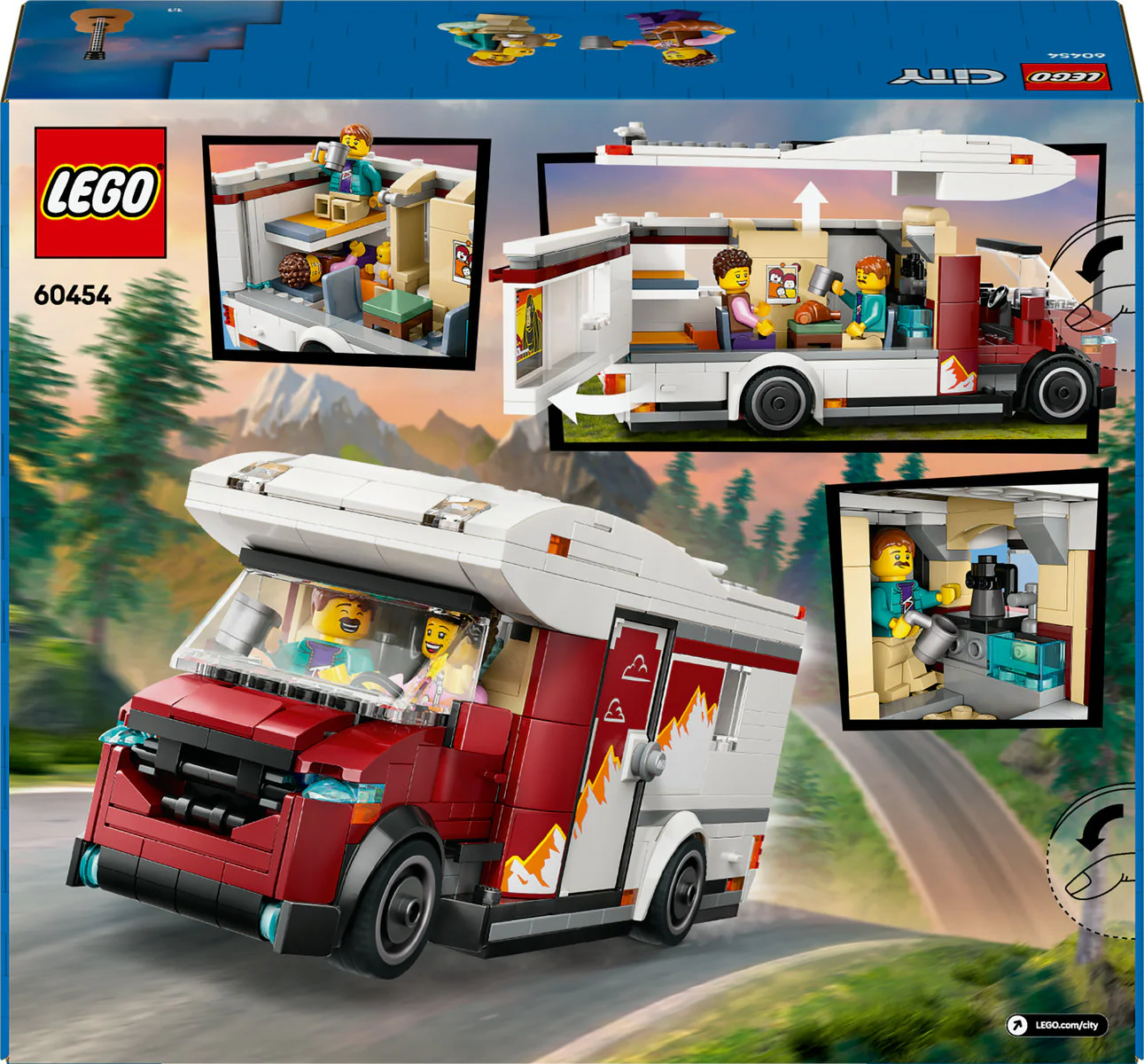 LEGO City Holiday Adventure Camper Van Toy 60454 - Image 3