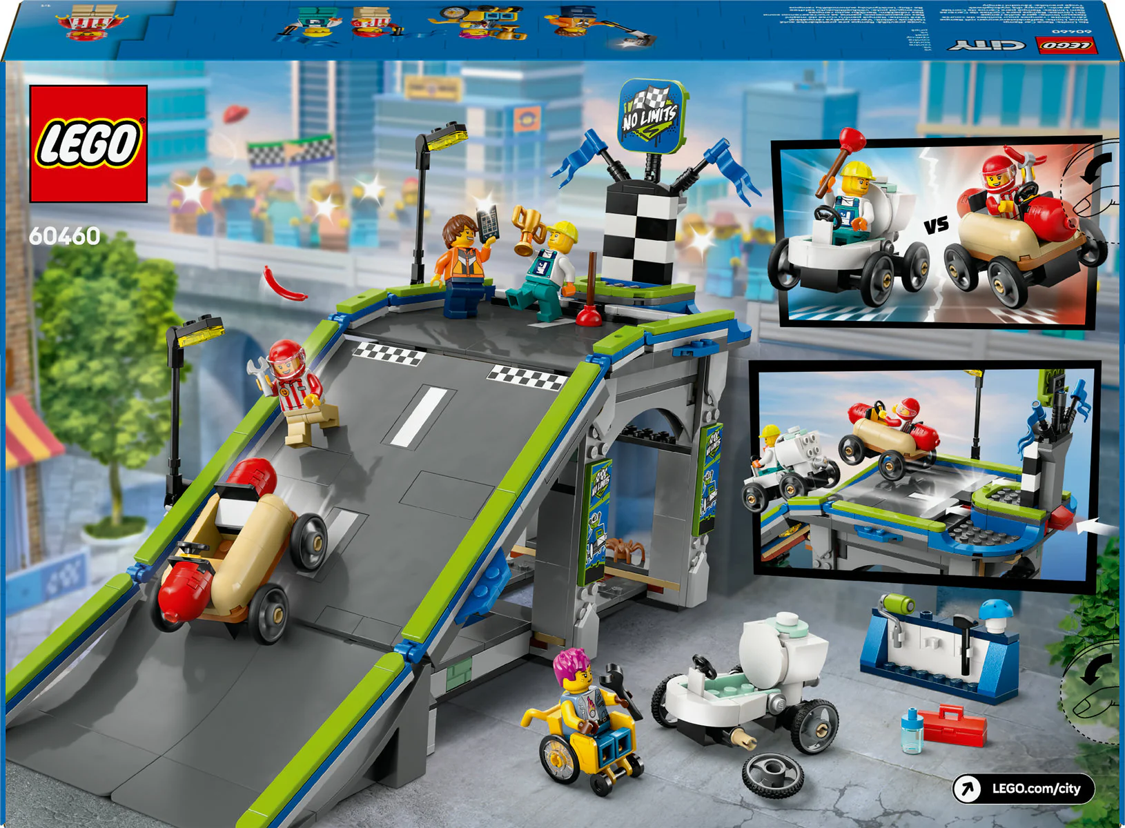 LEGO City No Limits: Race Car Ramp Track Set 60460 - Image 3