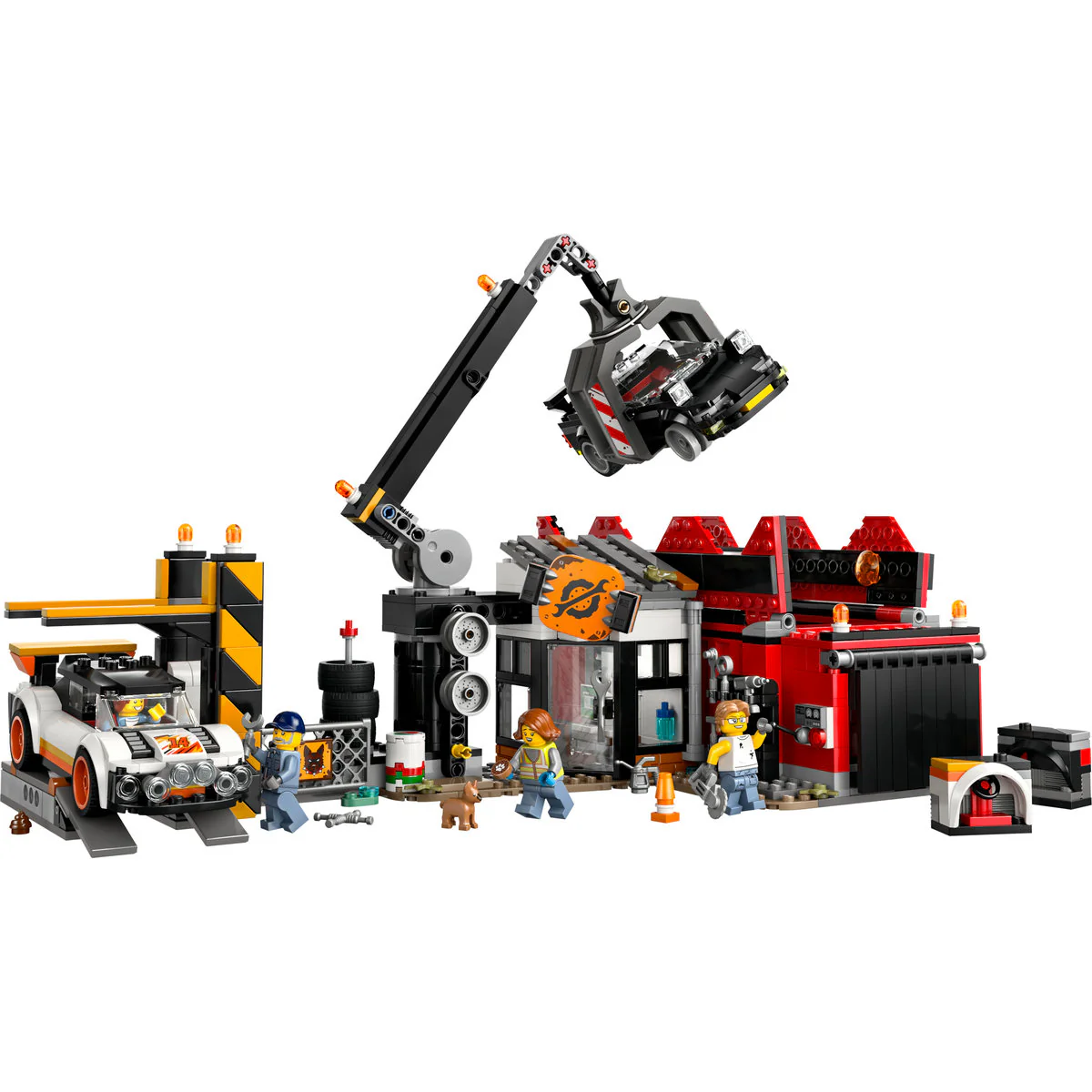 LEGO City Scrapyard with Cars and Crane Toy 60472 - Image 2