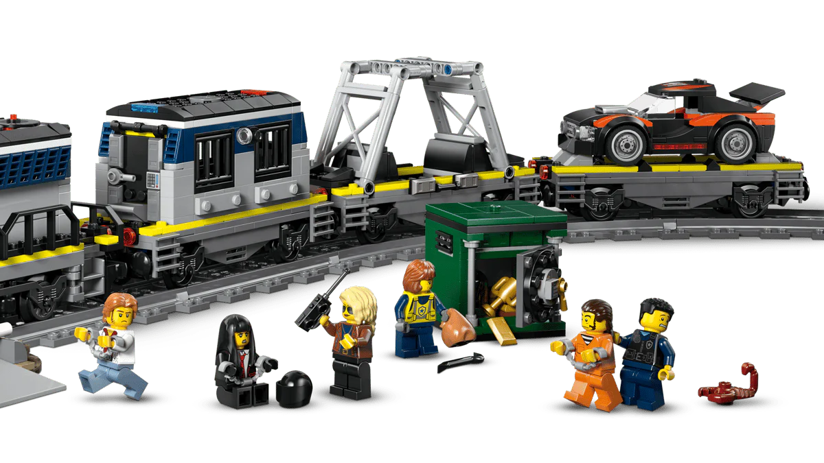 LEGO City Police Train Heist - Toy Train Set 60508 - Image 10