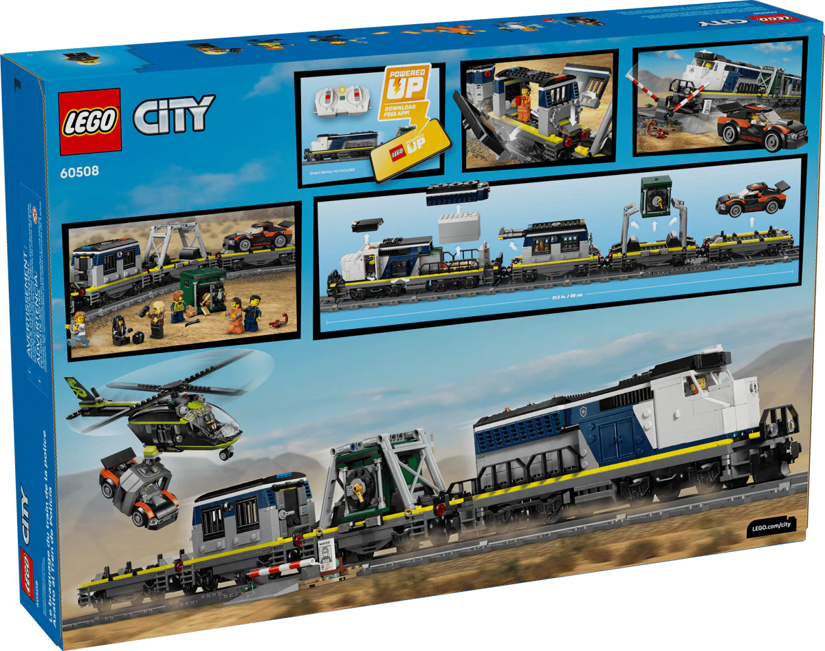 LEGO City Police Train Heist - Toy Train Set 60508 - Image 3
