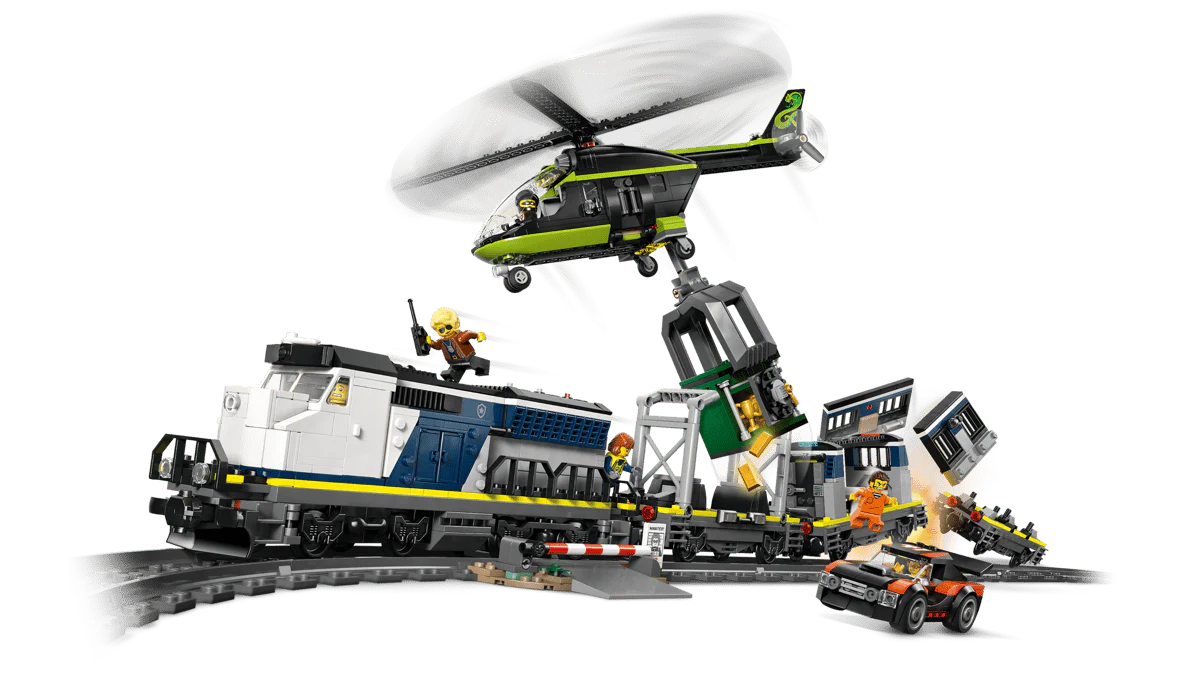 LEGO City Police Train Heist - Toy Train Set 60508 - Image 4