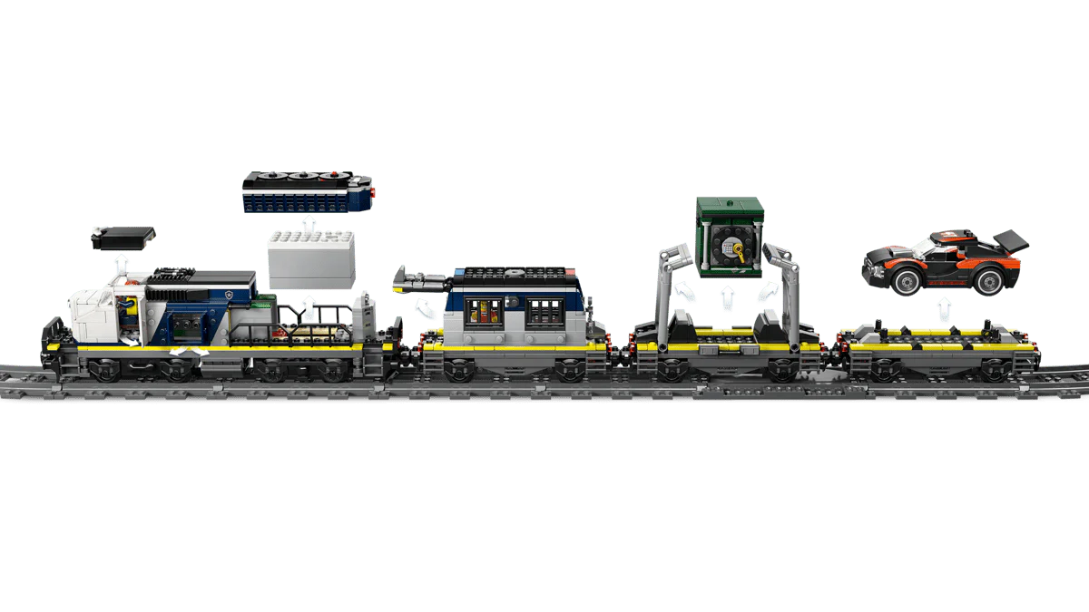 LEGO City Police Train Heist - Toy Train Set 60508 - Image 6