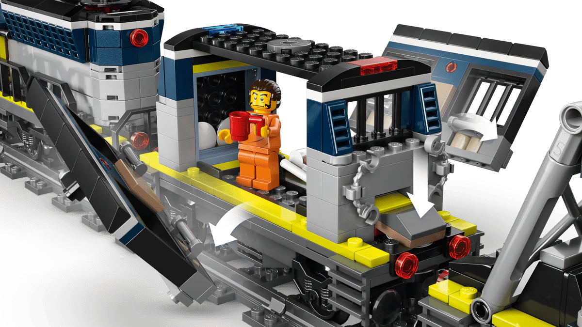 LEGO City Police Train Heist - Toy Train Set 60508 - Image 9