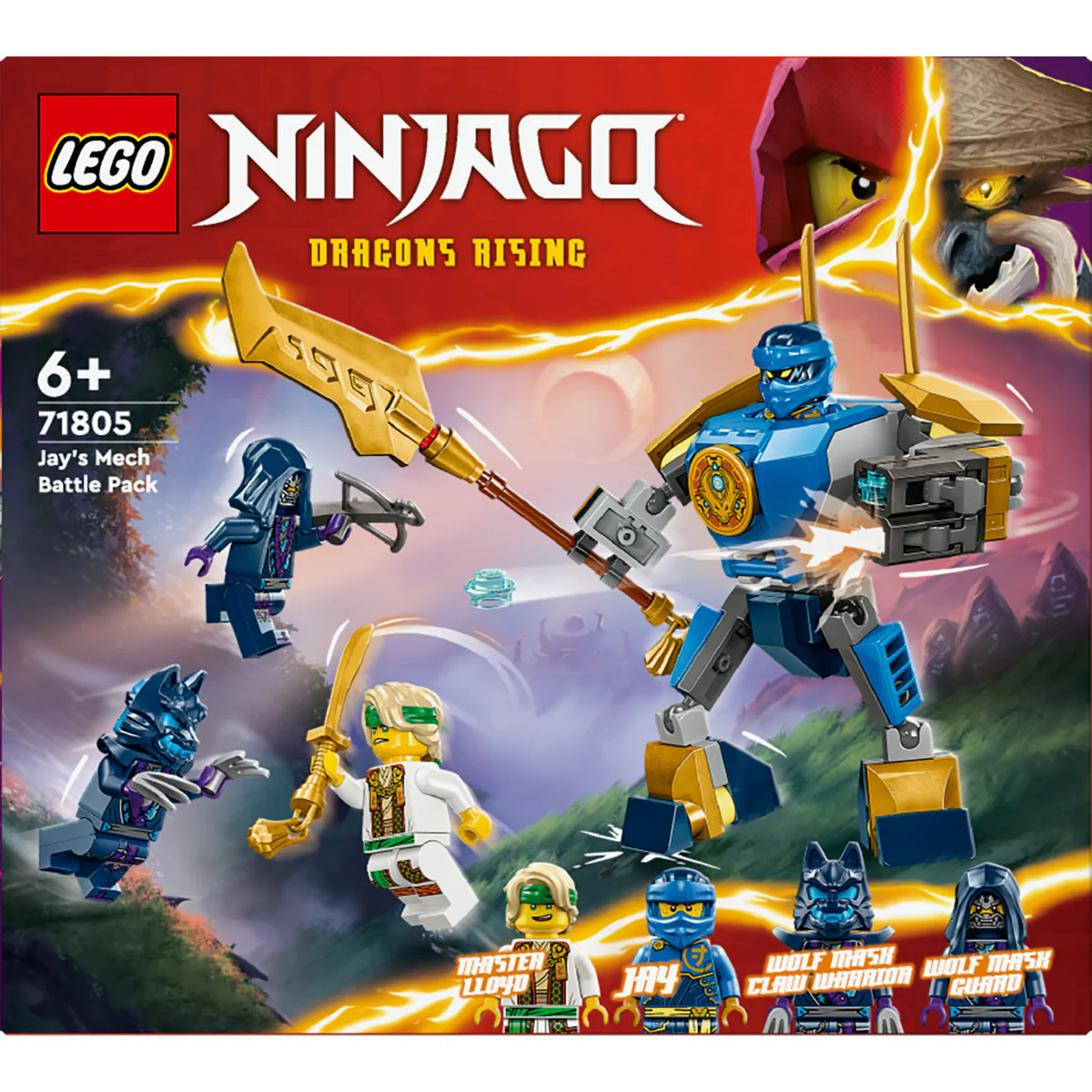 LEGO NINJAGO Jay’s Mech Battle Pack Ninja Toy 71805 - Image 2