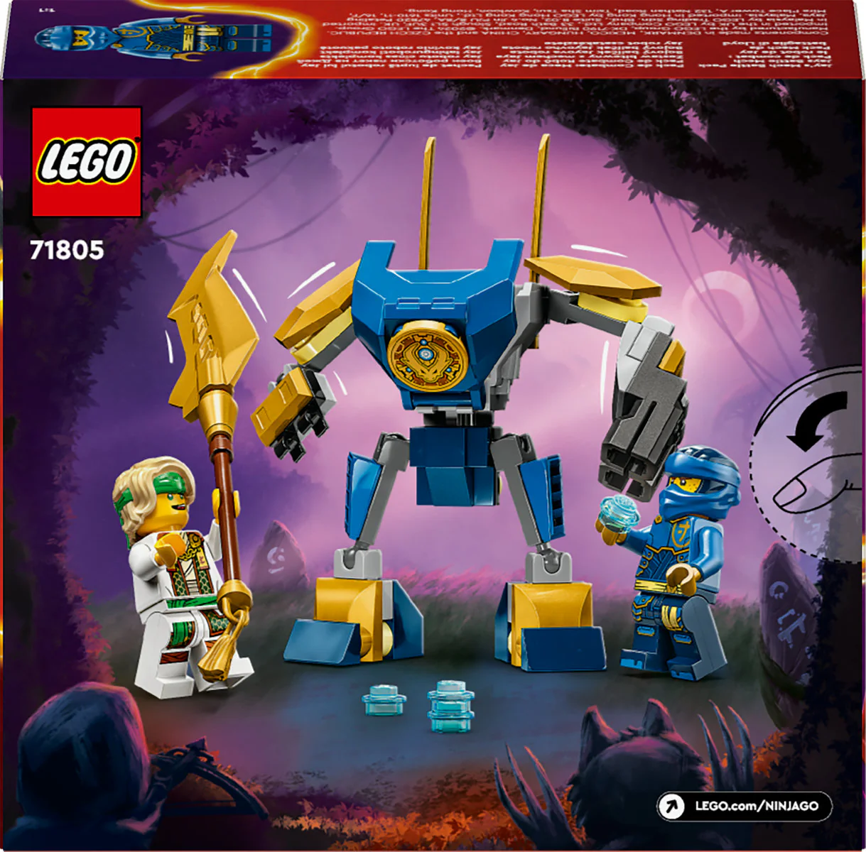 LEGO NINJAGO Jay’s Mech Battle Pack Ninja Toy 71805 - Image 3