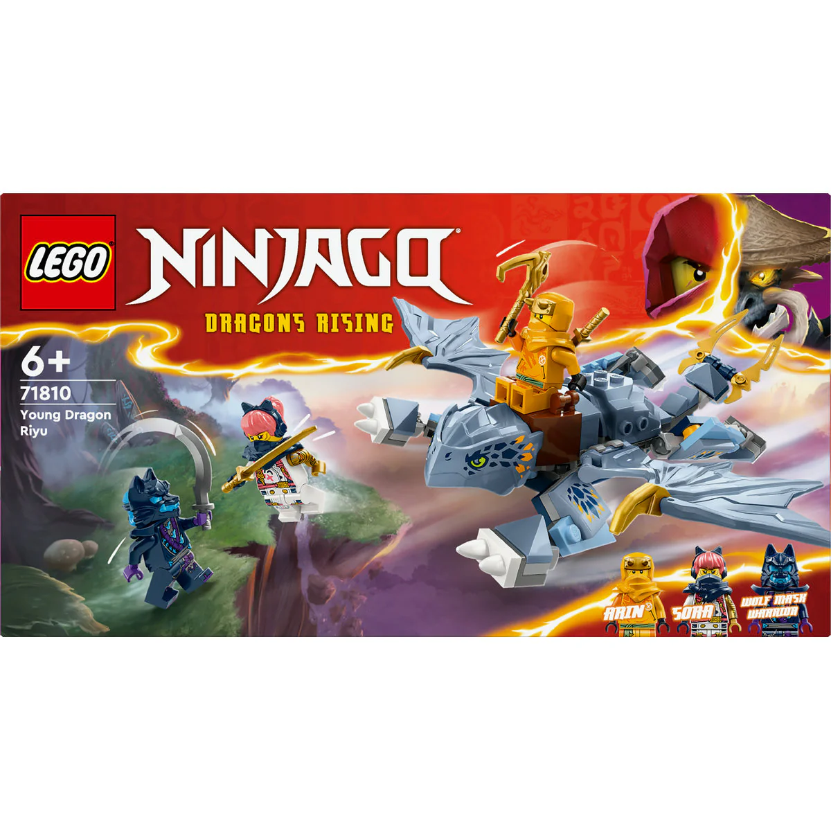 LEGO NINJAGO Young Dragon Riyu Toy Set 71810 - Image 2