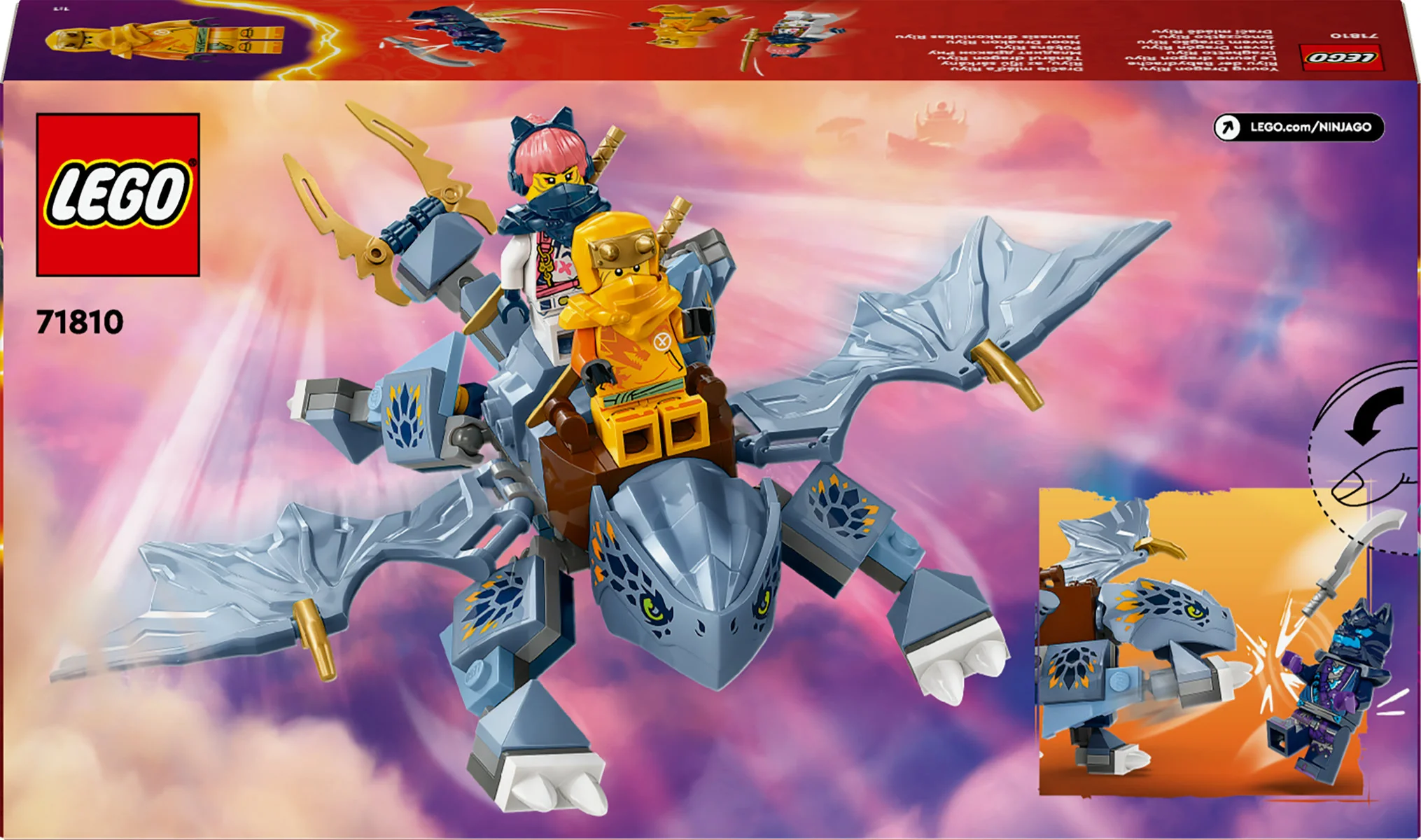 LEGO NINJAGO Young Dragon Riyu Toy Set 71810 - Image 3