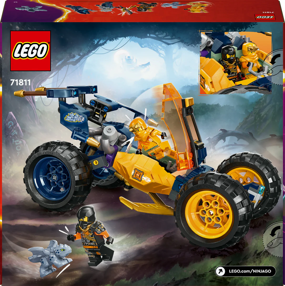 LEGO NINJAGO Arin’s Ninja Off-Road Buggy Car 71811 - Image 3