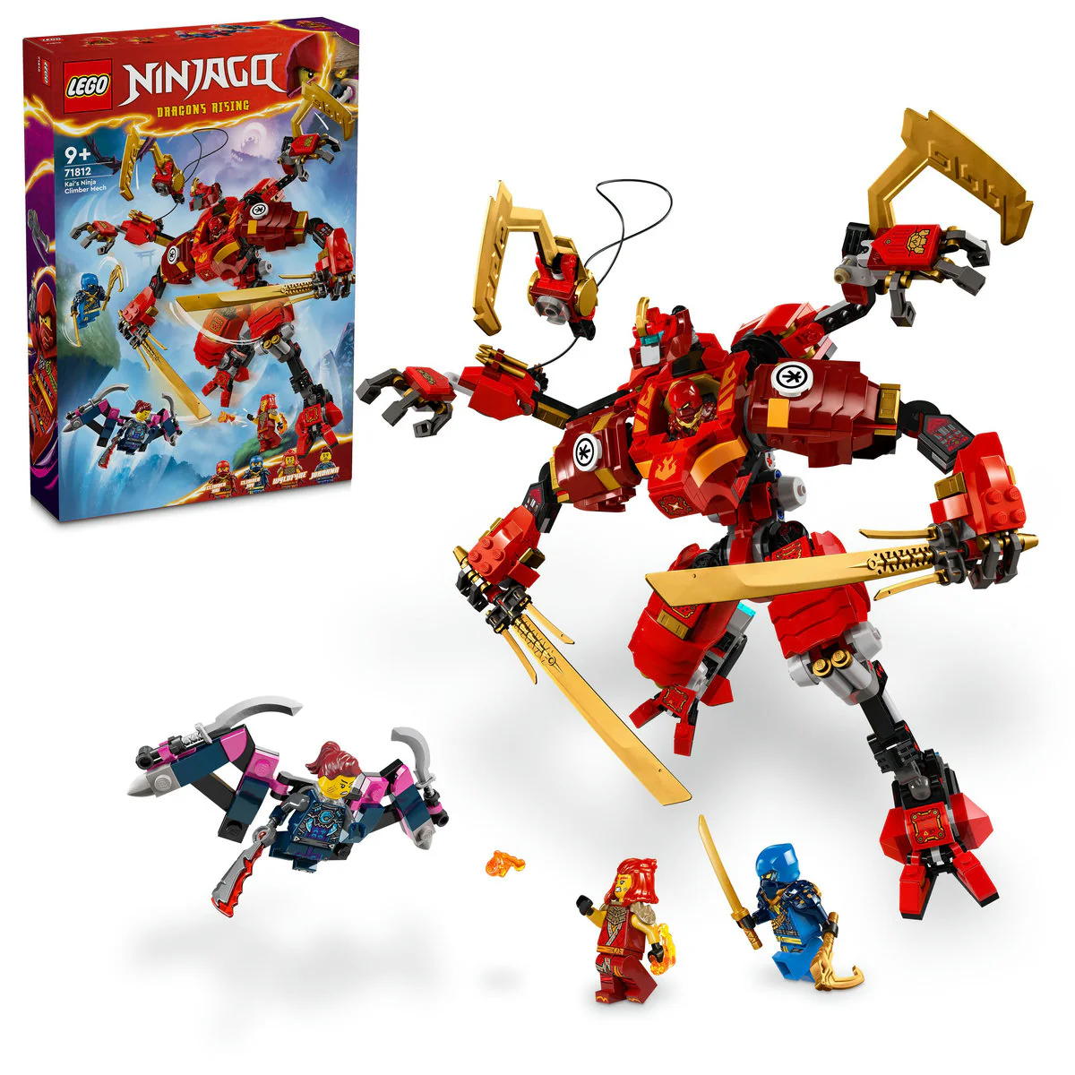 LEGO NINJAGO Kai’s Ninja Climber Mech Toy Set 71812 - Image 4