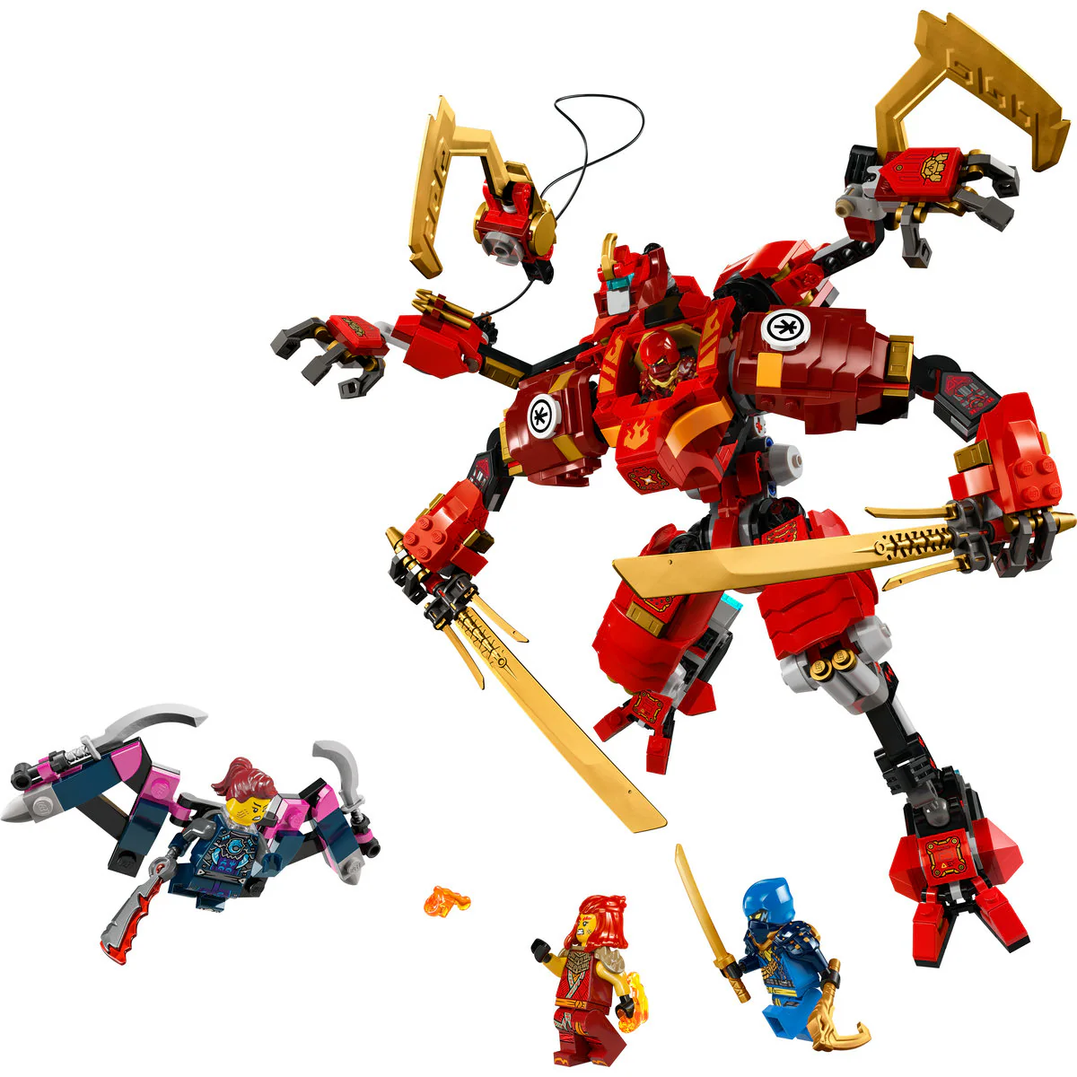 LEGO NINJAGO Kai’s Ninja Climber Mech Toy Set 71812 - Image 5