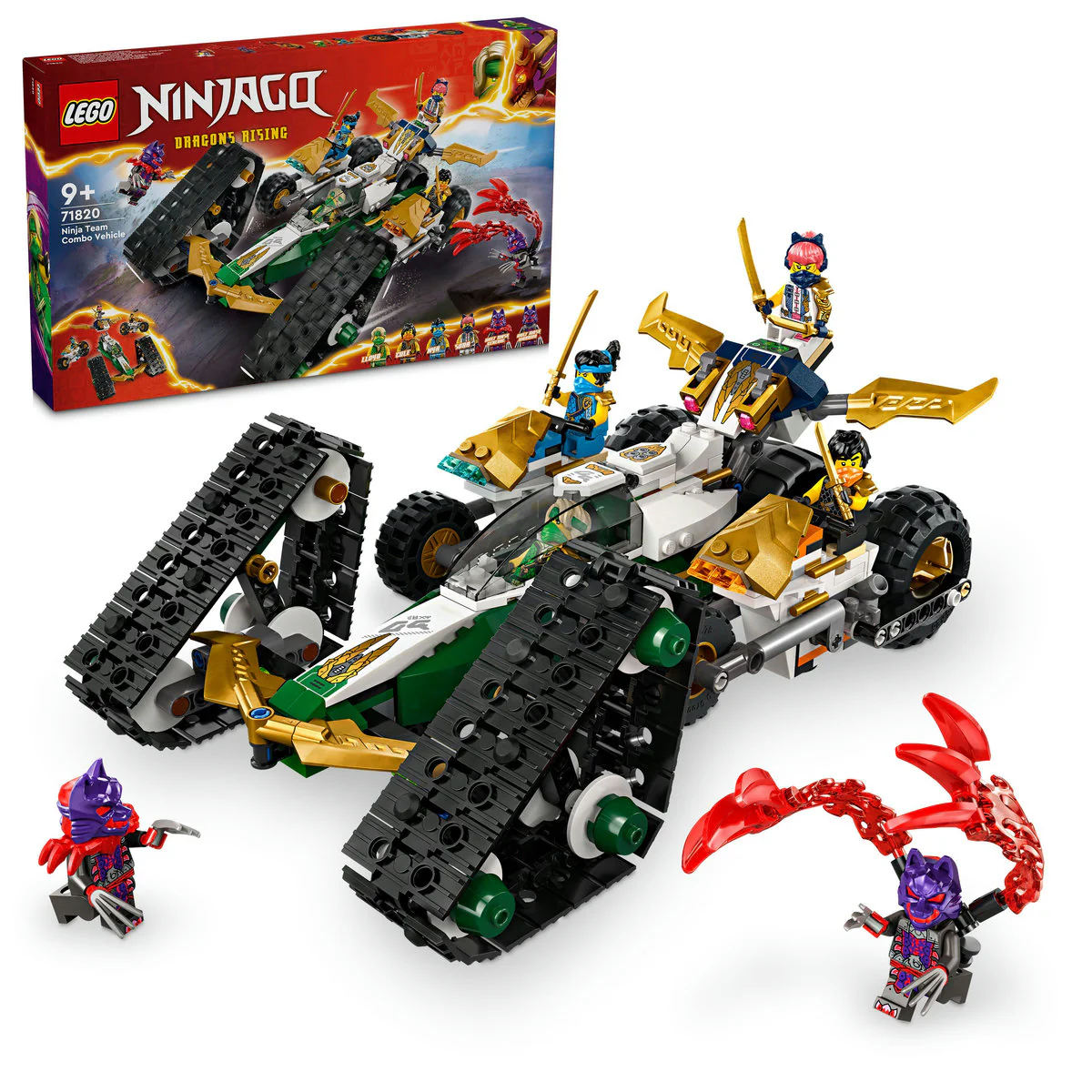 LEGO NINJAGO Ninja Team Combo Vehicle Toy Set 71820 - Image 4
