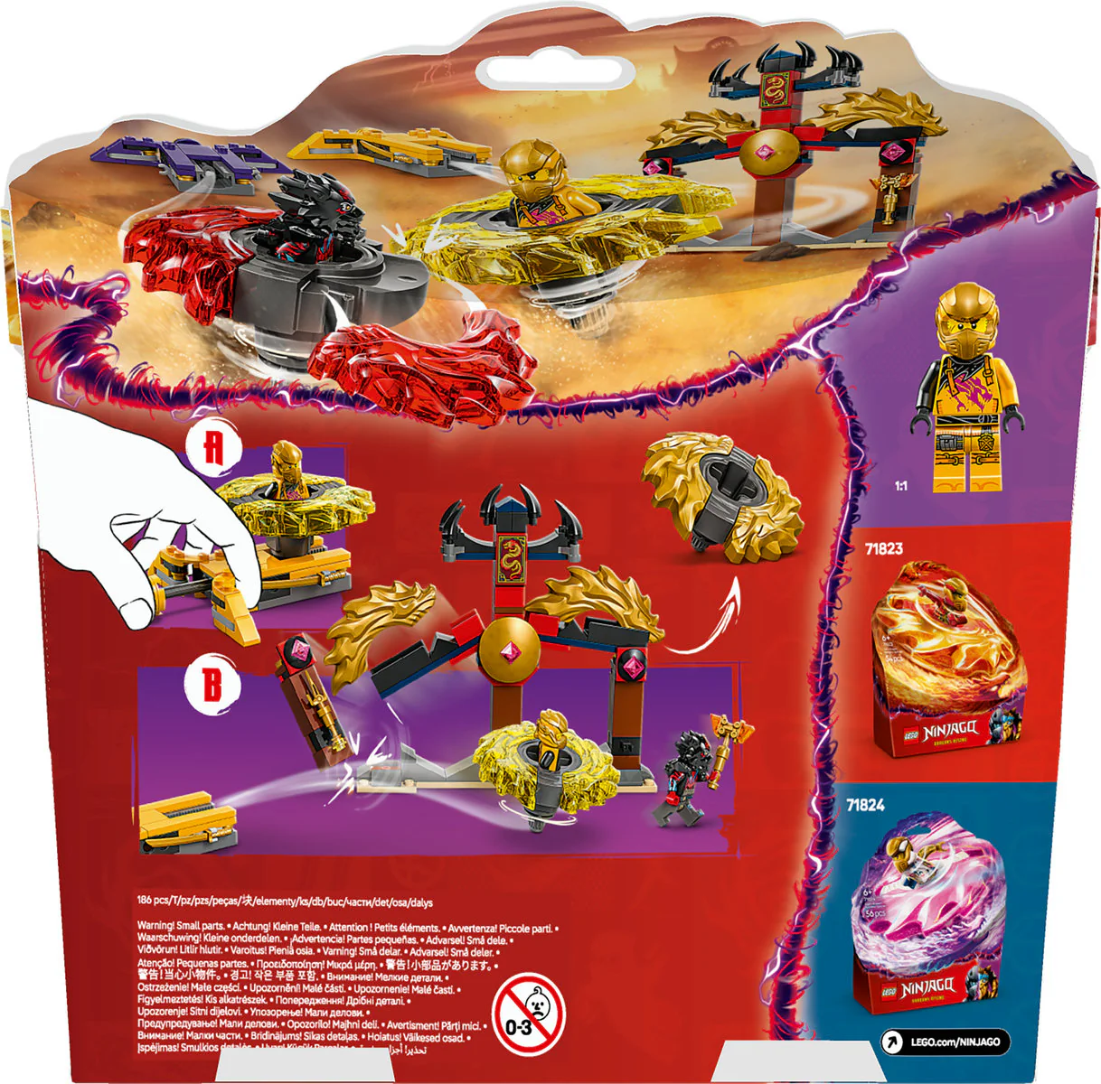 LEGO NINJAGO Dragon Spinjitzu Battle Pack Set 71826 - Image 3