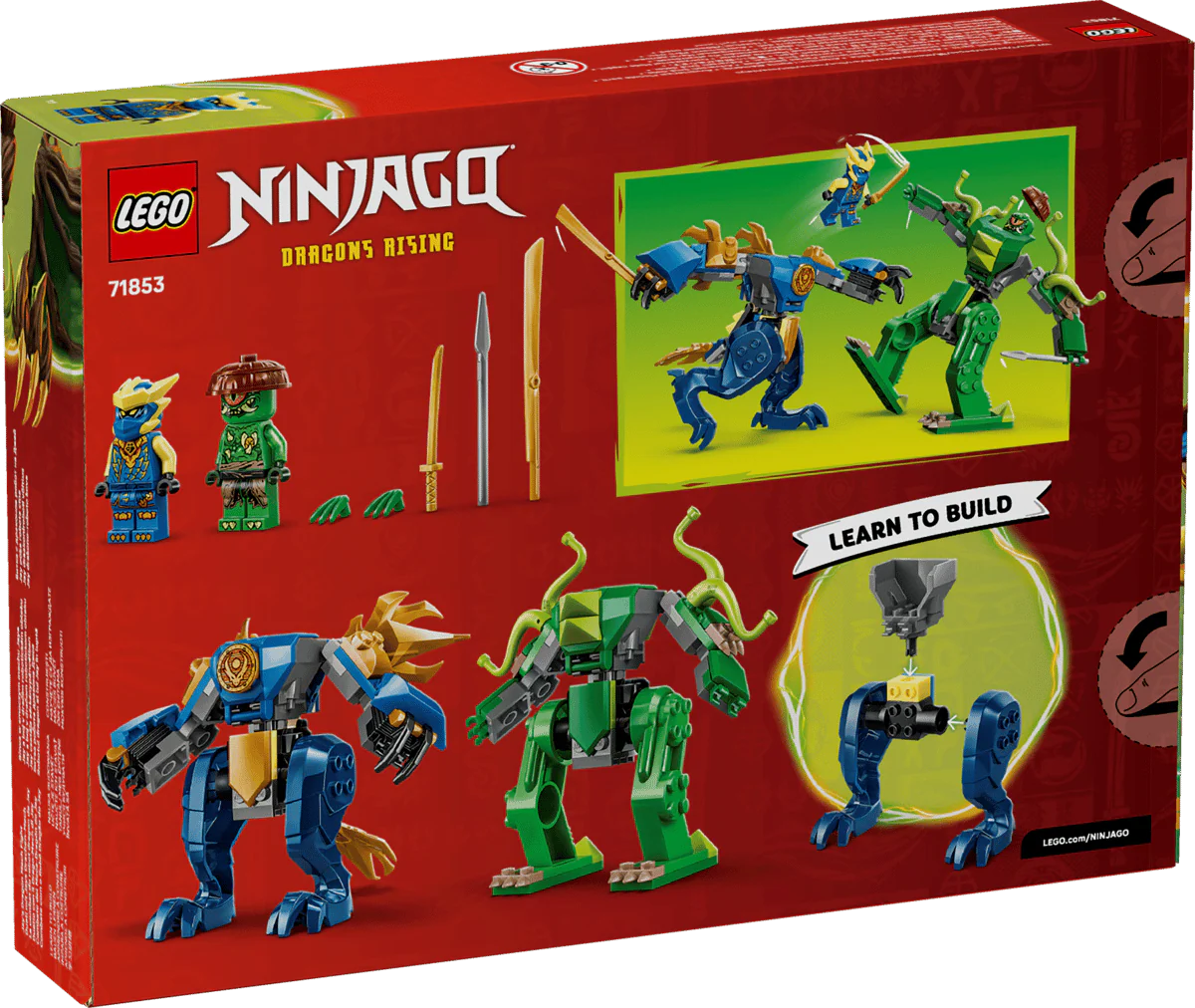 LEGO NINJAGO Jay’s Dragon Mech Fight Ninja Toy 71853 - Image 3