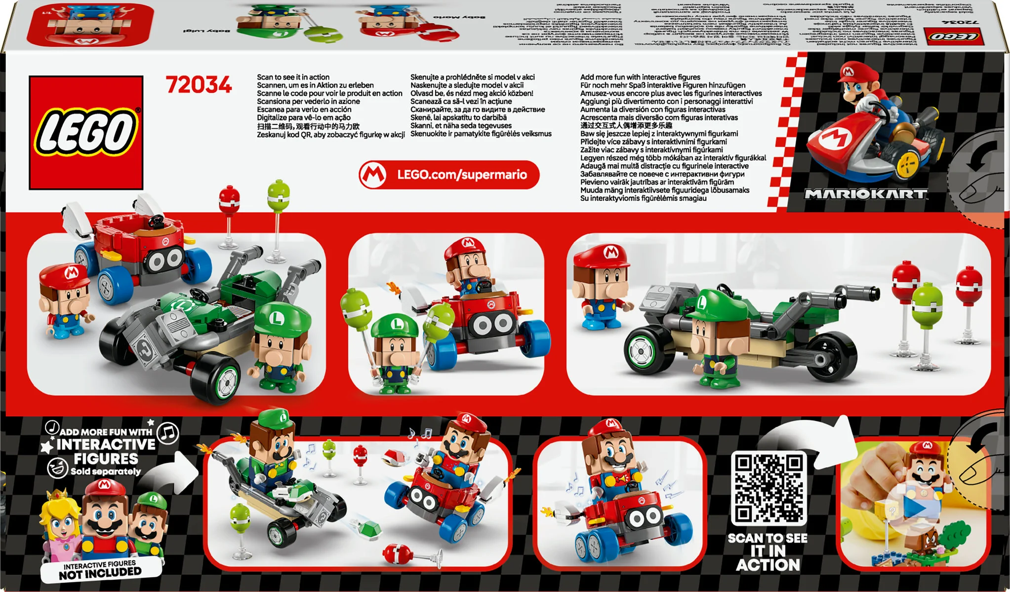 LEGO Super Mario Mario Kart – Baby Mario vs. Baby Luigi 72034 - Image 3