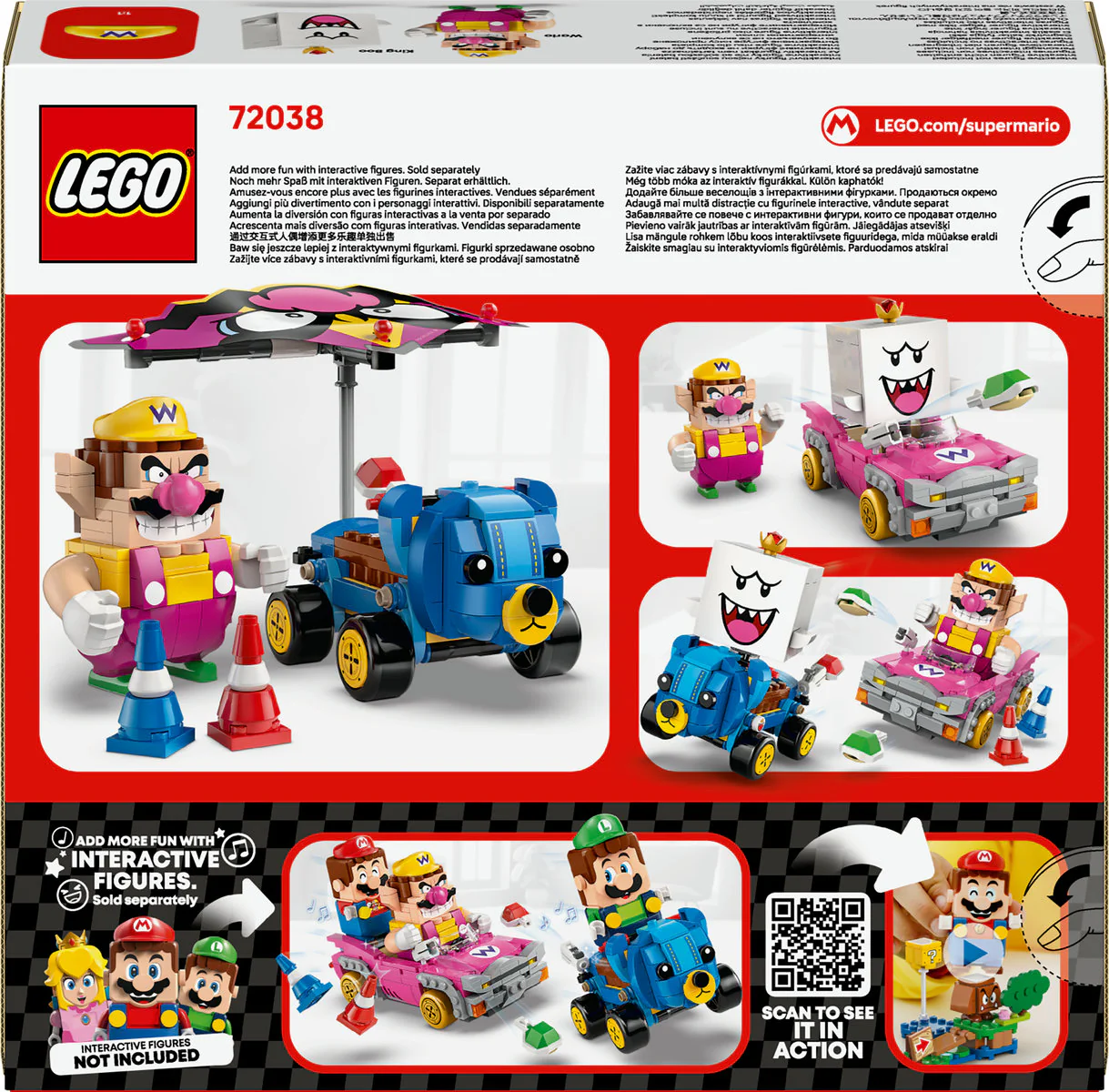 LEGO Super Mario: Mario Kart – Wario & King Boo 72038 - Image 3