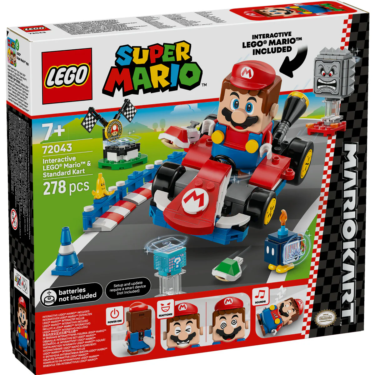 LEGO Mario Kart – Interactive Mario & Standard Kart 72043 - Image 2