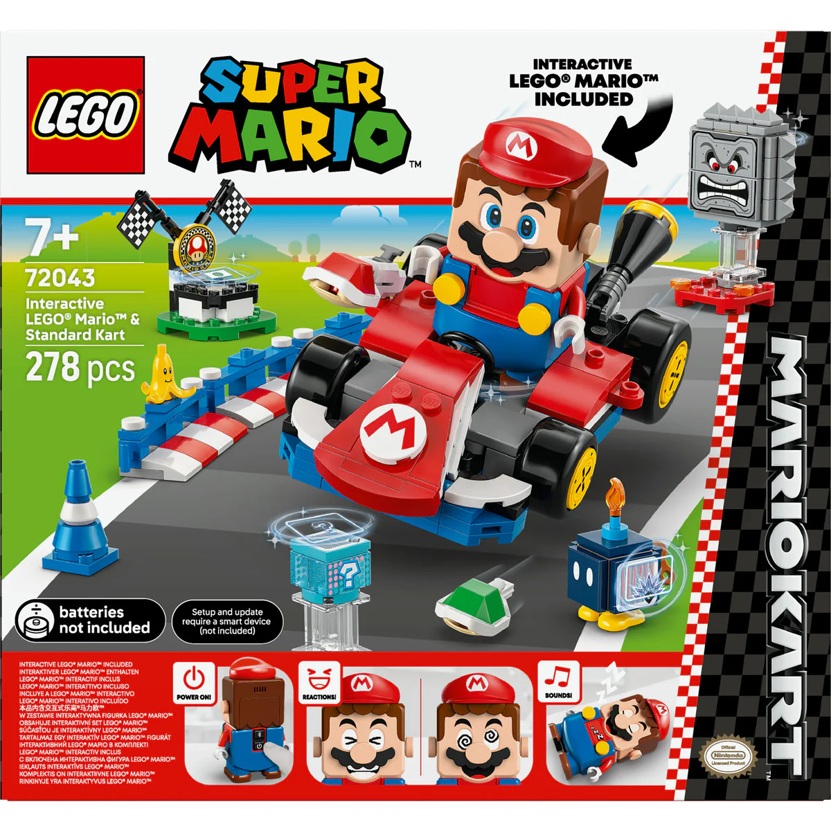 LEGO Mario Kart – Interactive Mario & Standard Kart 72043 - Image 3
