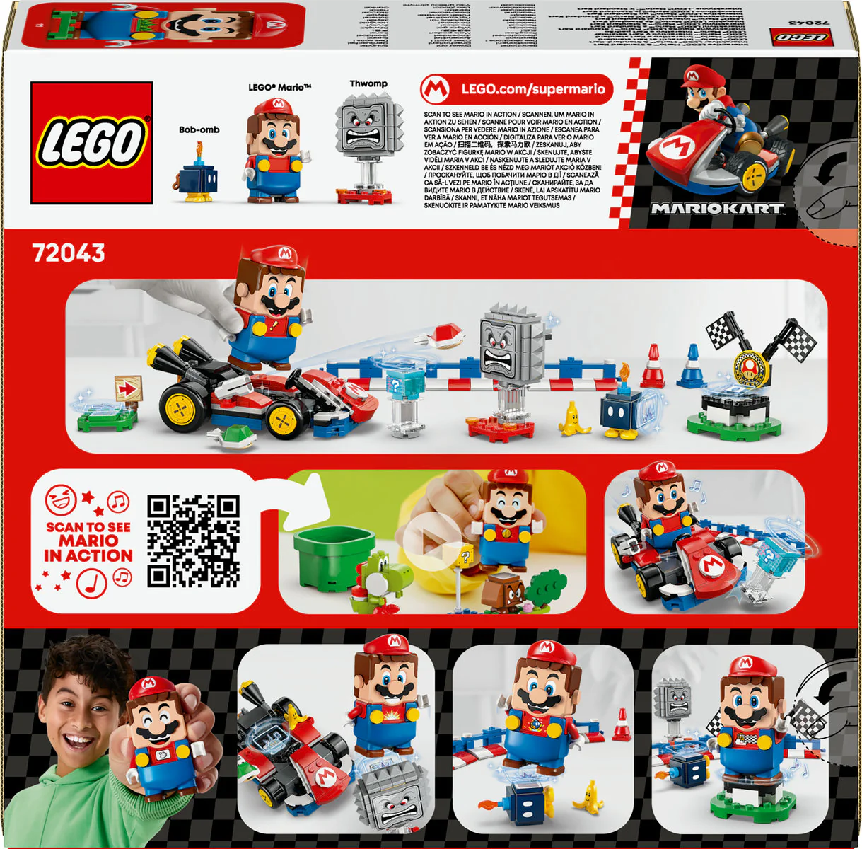 LEGO Mario Kart – Interactive Mario & Standard Kart 72043 - Image 4