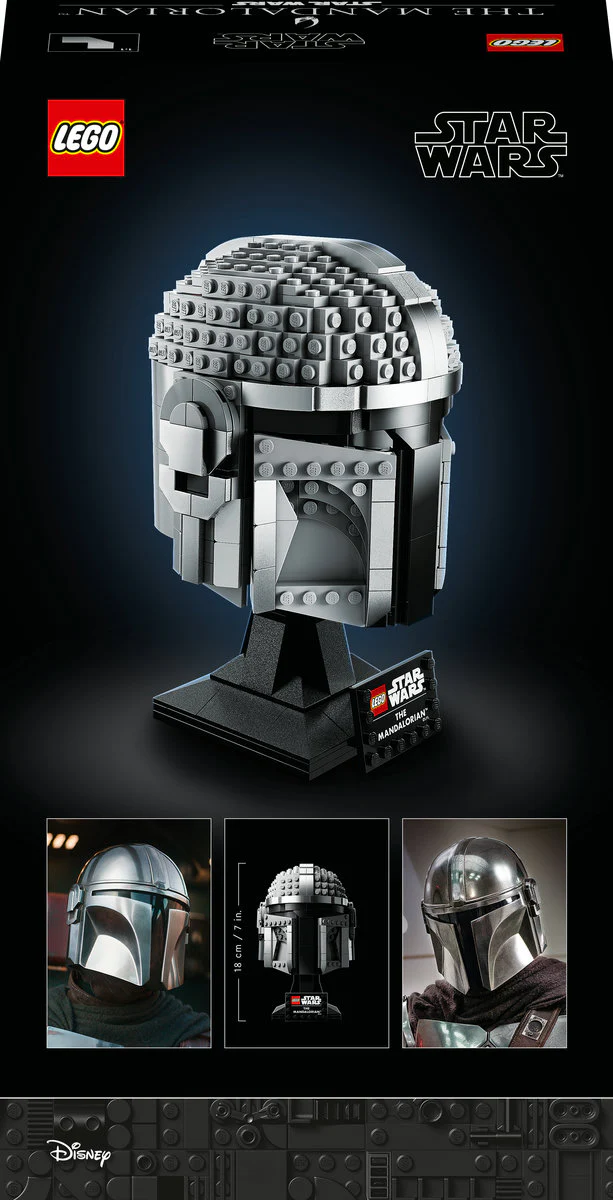 LEGO Star Wars The Mandalorian™ Helmet 75328 - Image 3