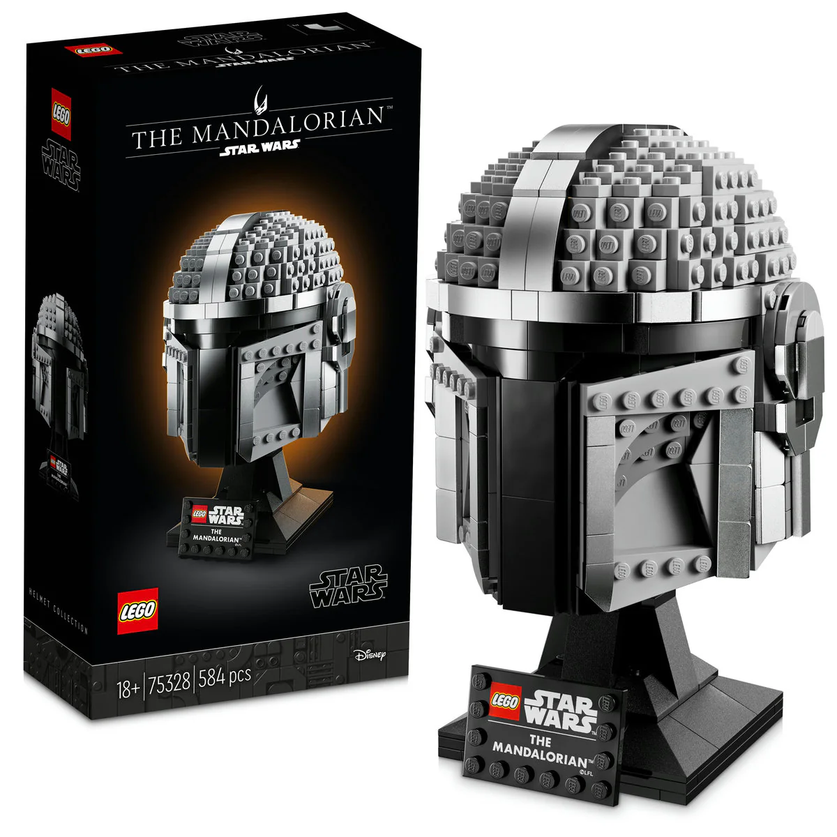 LEGO Star Wars The Mandalorian™ Helmet 75328 - Image 4