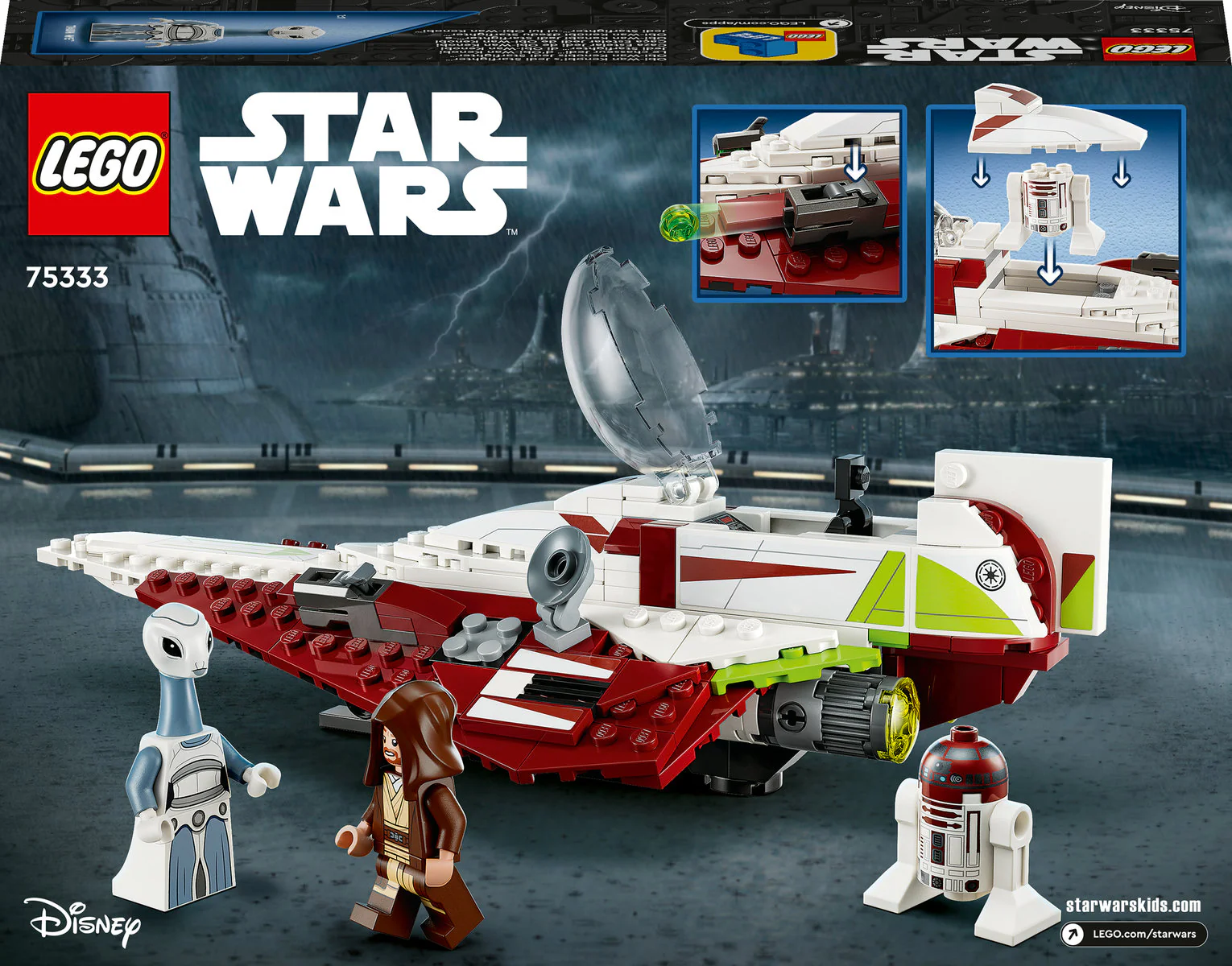 LEGO Star Wars Obi-Wan Kenobi’s Jedi Starfighter Set 75333 - Image 3