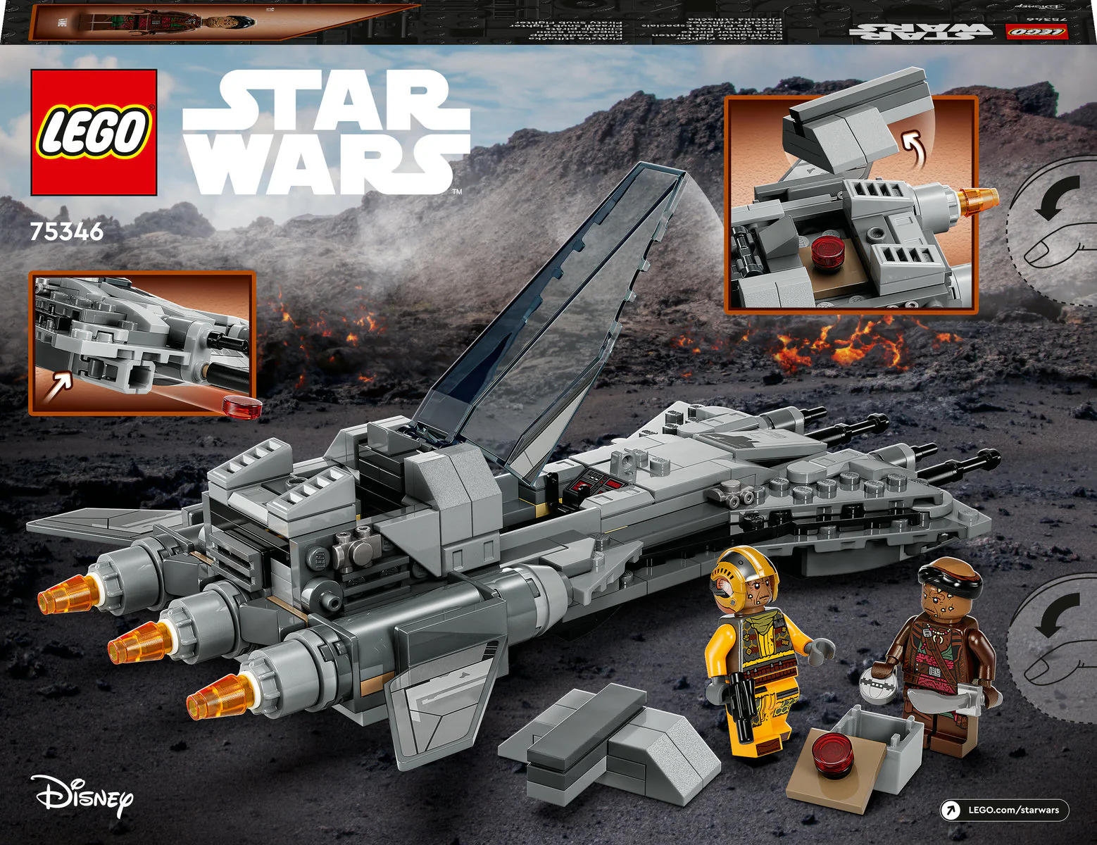 LEGO Star Wars Pirate Snub Fighter Set 75346 - Image 3