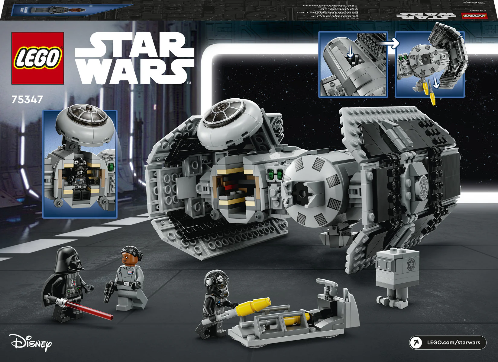 LEGO Star Wars TIE Bomber Buildable Toy 75347 - Image 3