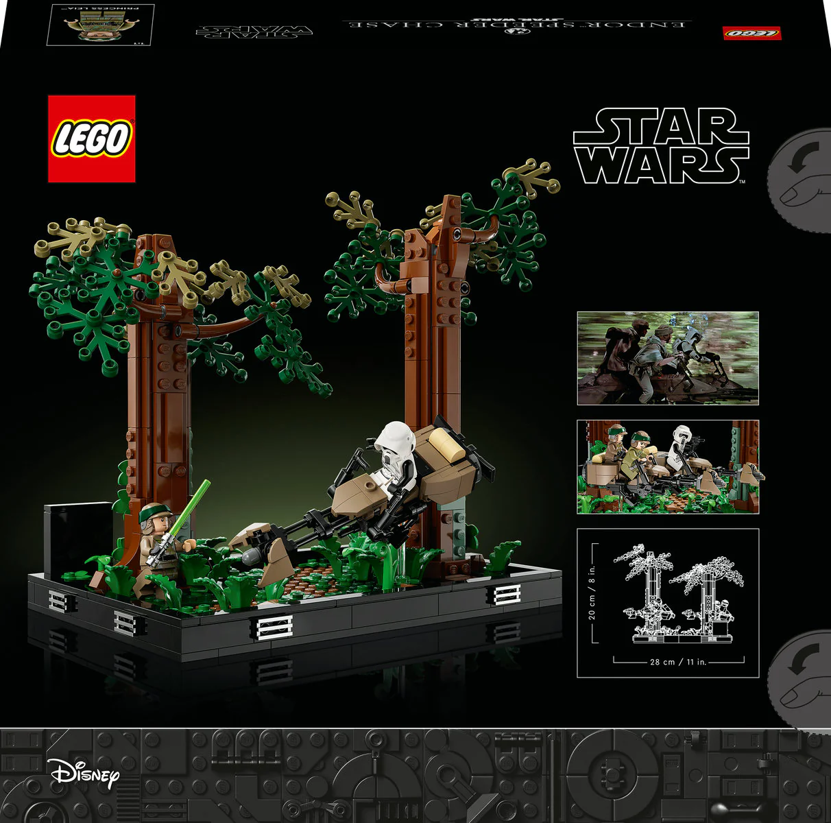 LEGO Star Wars Endor Speeder Chase Diorama Set 75353 - Image 3