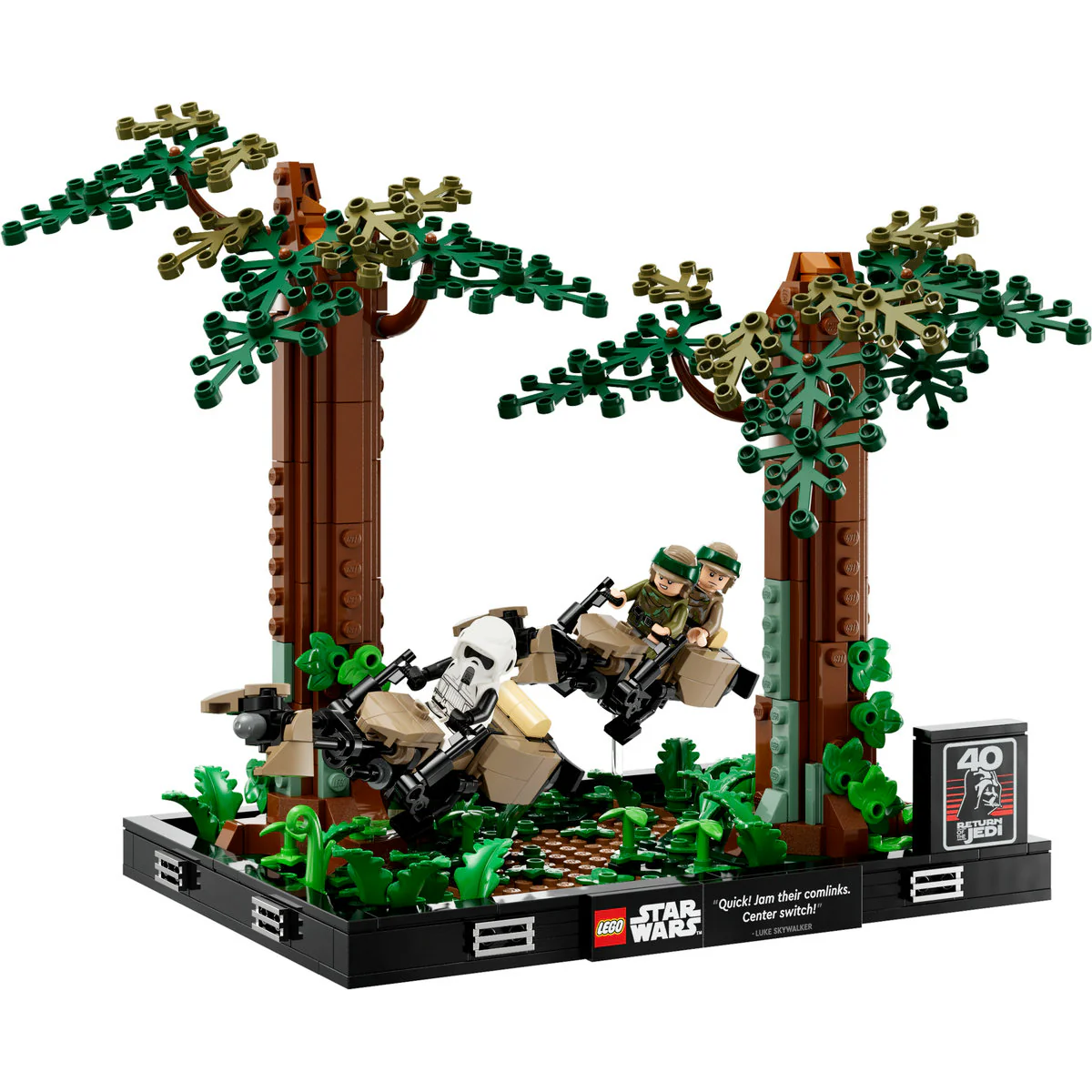 LEGO Star Wars Endor Speeder Chase Diorama Set 75353 - Image 5