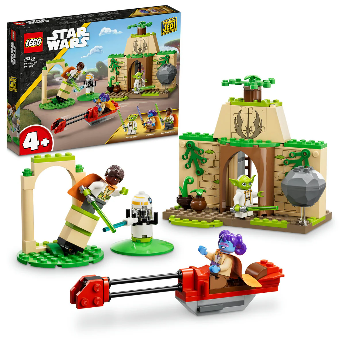 LEGO Star Wars Tenoo Jedi Temple 4+ Set 75358 - Image 4