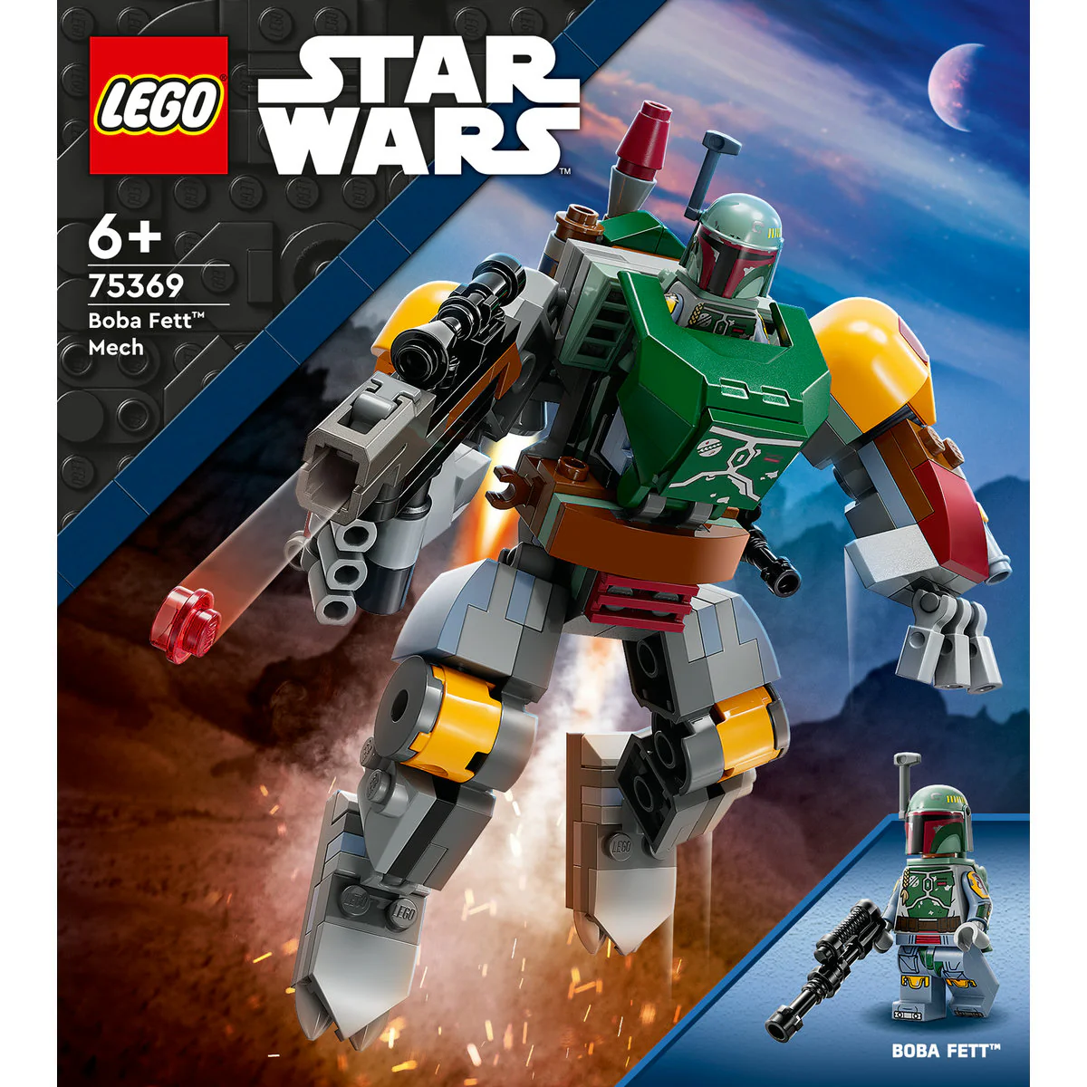 LEGO Star Wars Boba Fett Mech Figure Set 75369 - Image 2