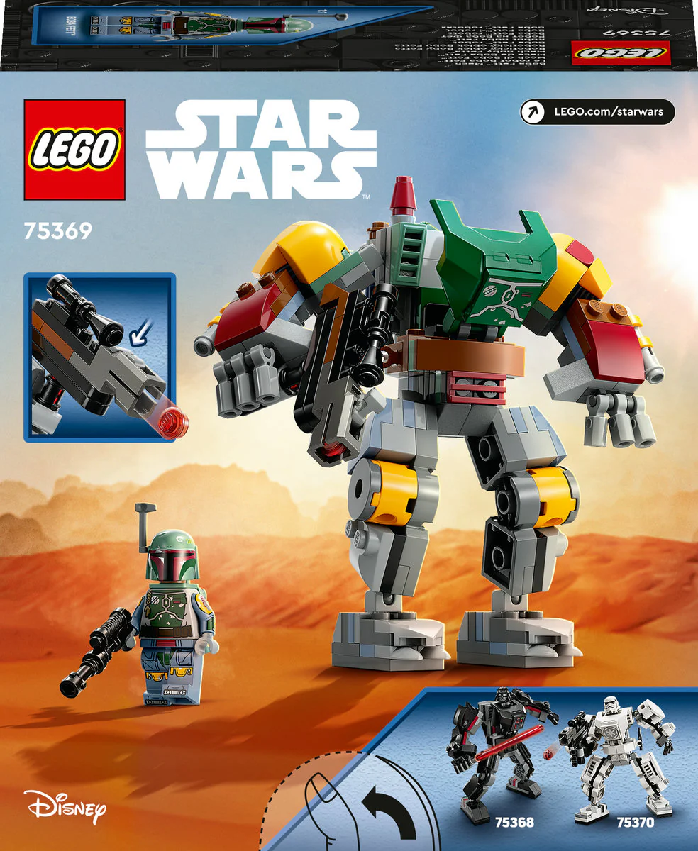 LEGO Star Wars Boba Fett Mech Figure Set 75369 - Image 3