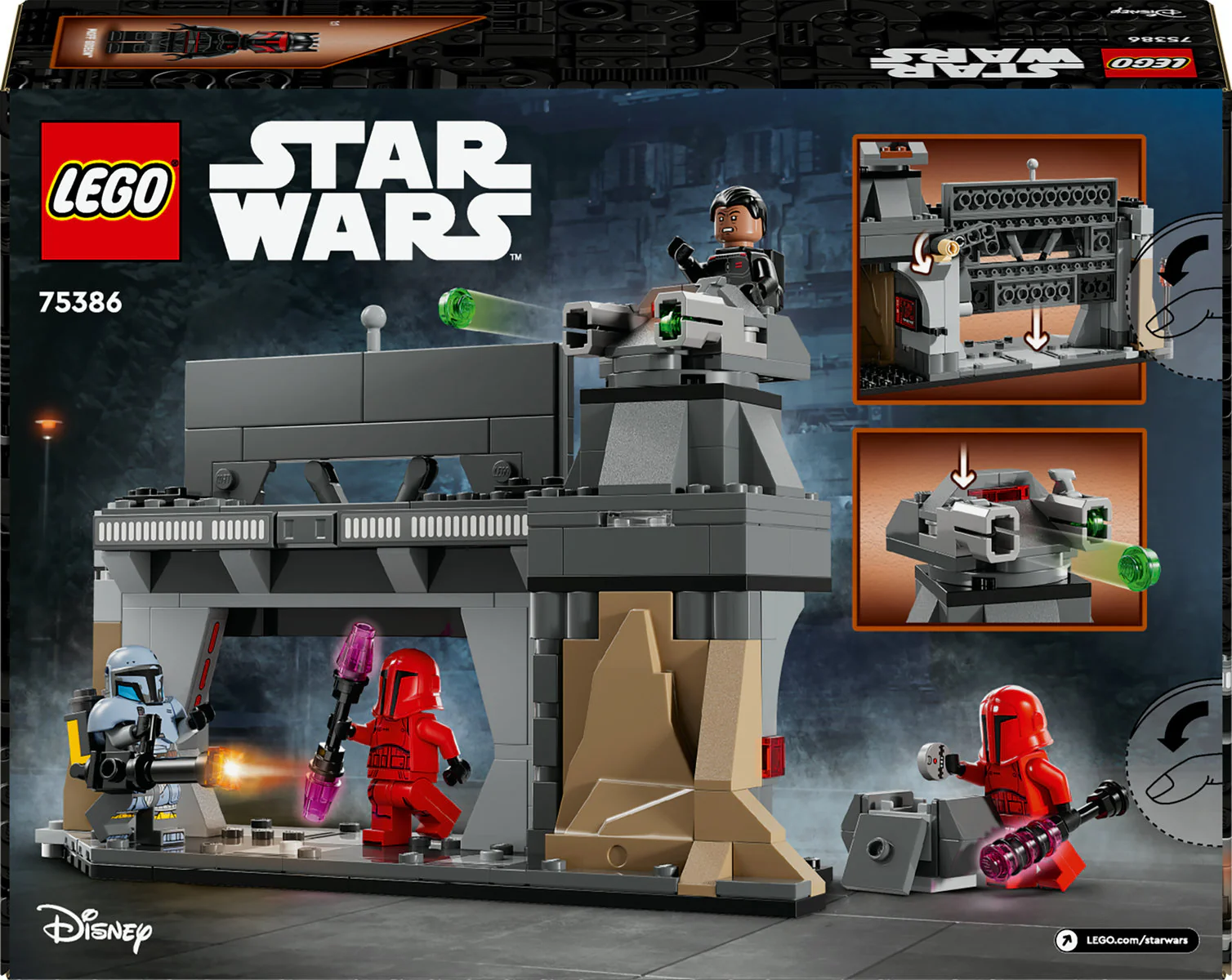 LEGO Star Wars Paz Vizsla and Moff Gideon Battle 75386 - Image 3