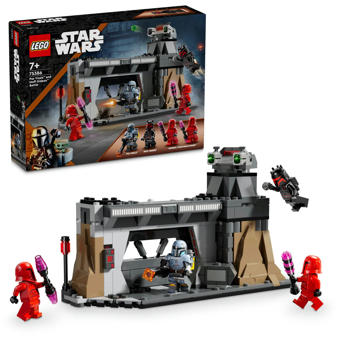 LEGO Star Wars Paz Vizsla and Moff Gideon Battle 75386 - Image 4