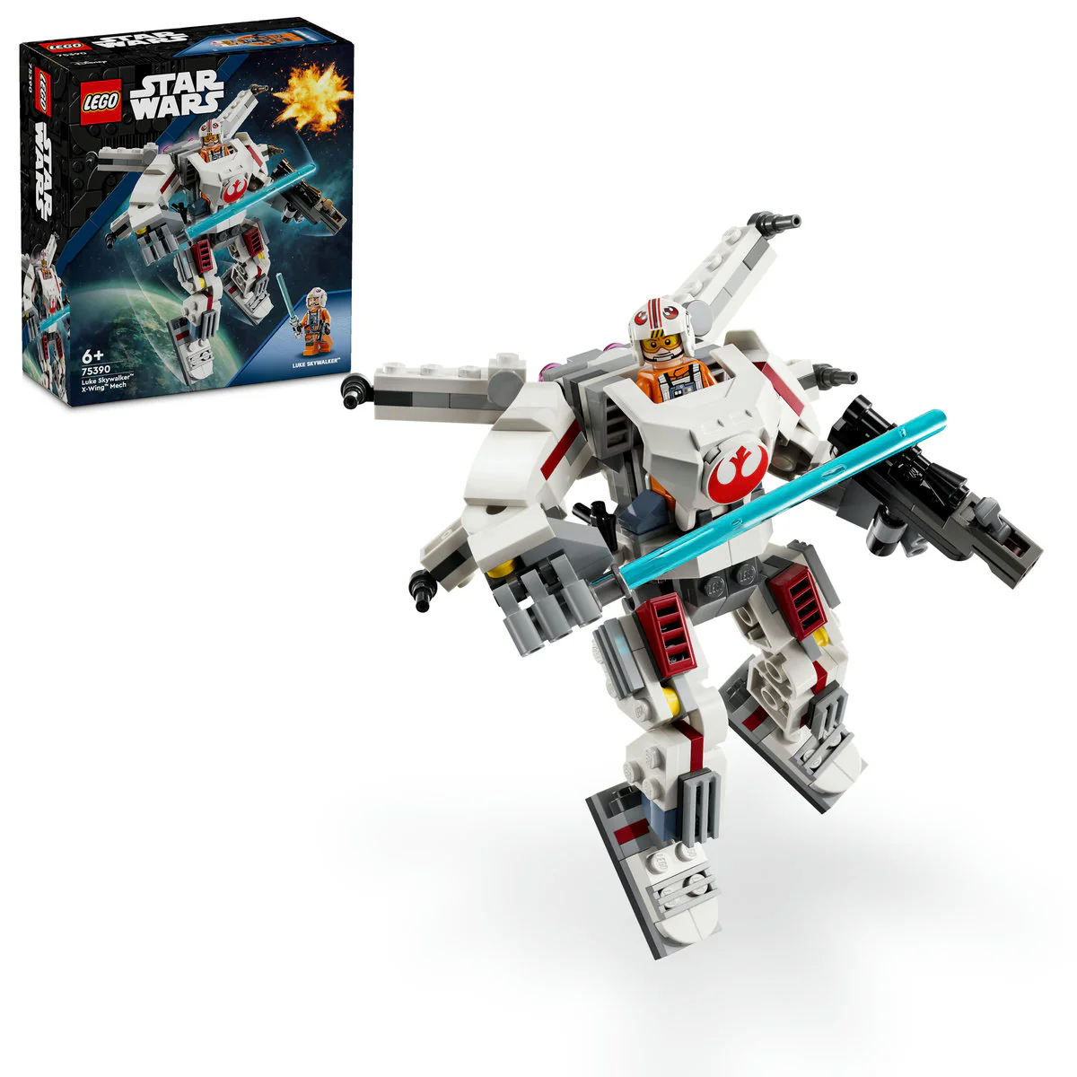 LEGO Star Wars Luke Skywalker X-Wing Mech Set 75390 - Image 4