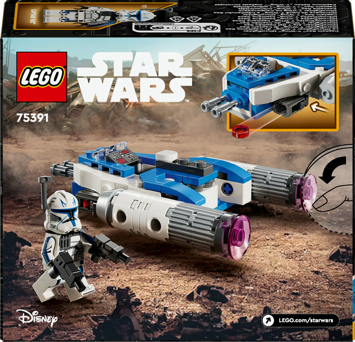 LEGO Star Wars Captain Rex Y-Wing Microfighter 75391 - Image 3