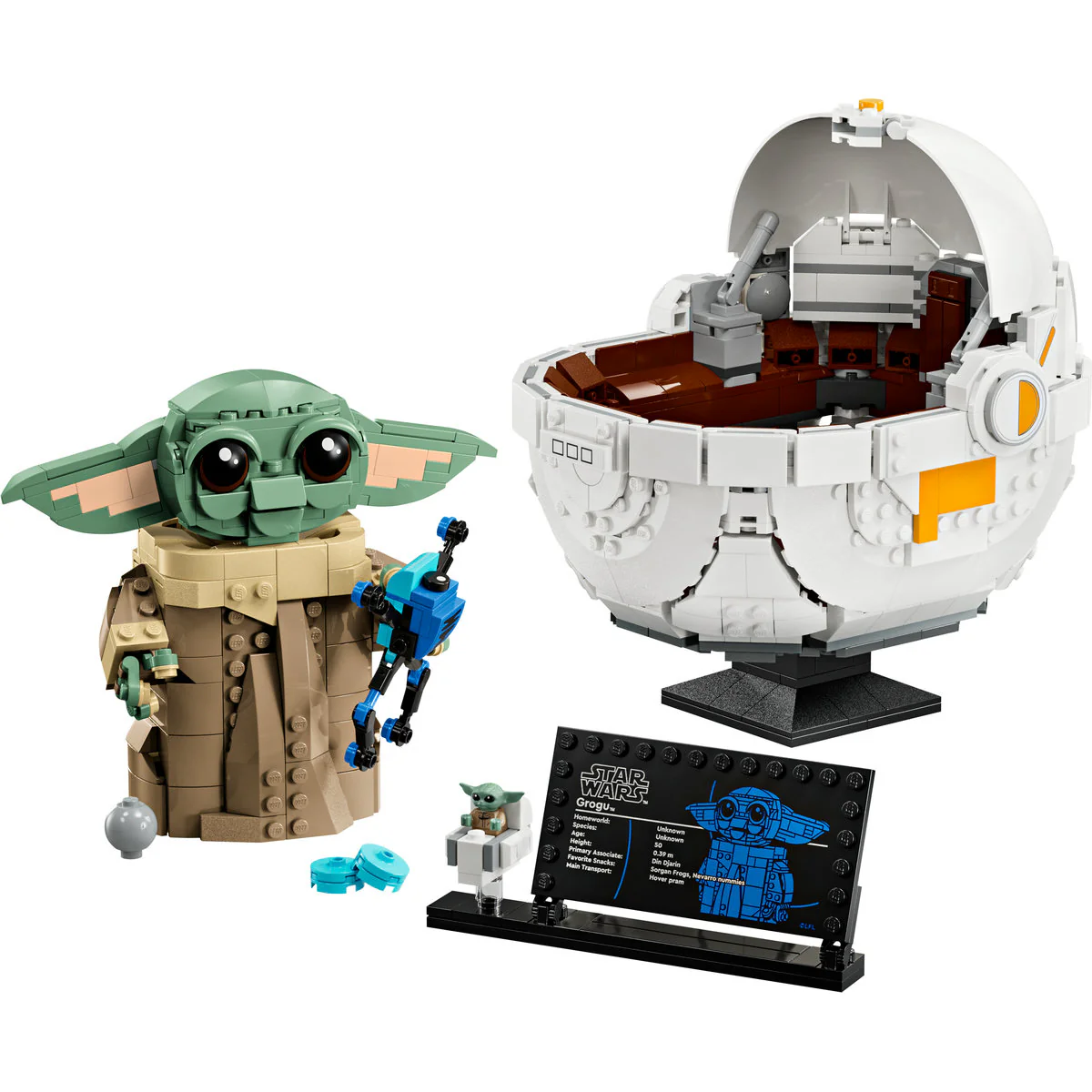 LEGO Star Wars Grogu with Hover Pram Set 75403 - Image 2