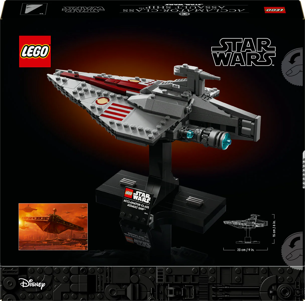 LEGO Star Wars Acclamator-Class Assault Ship 75404 - Image 3