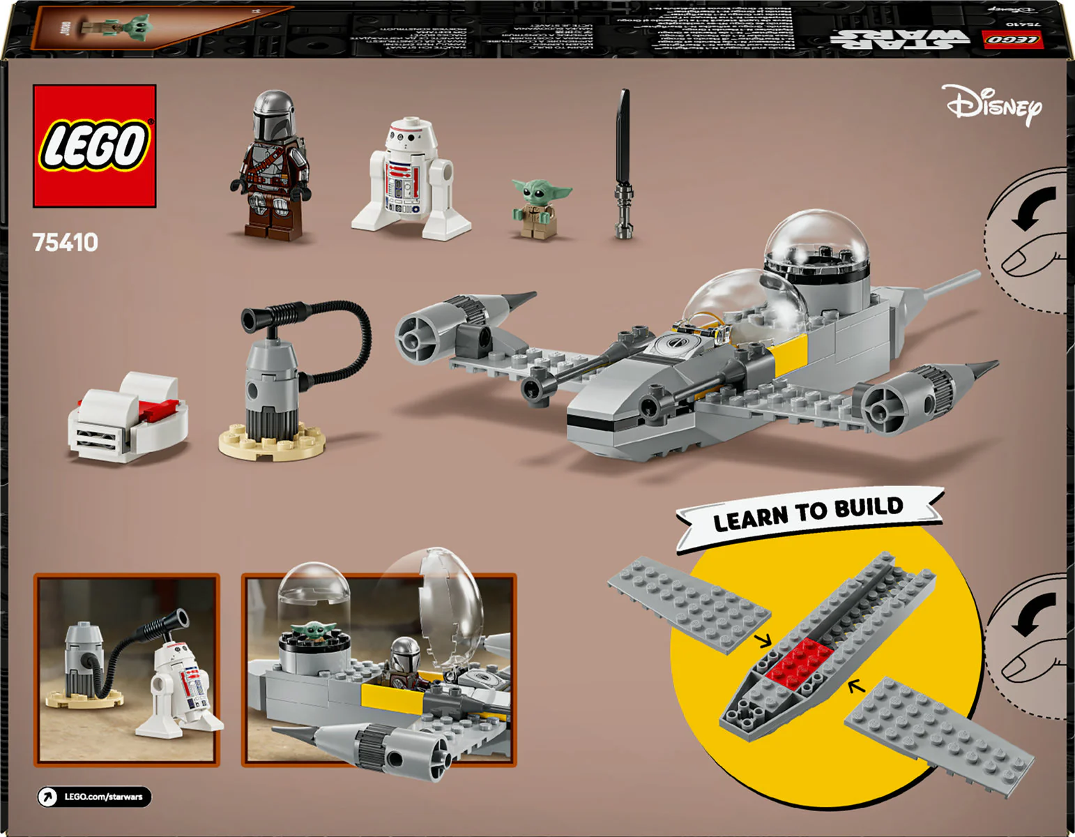 LEGO Star Wars Mando and Grogu’s N-1 Starfighter 75410 - Image 3