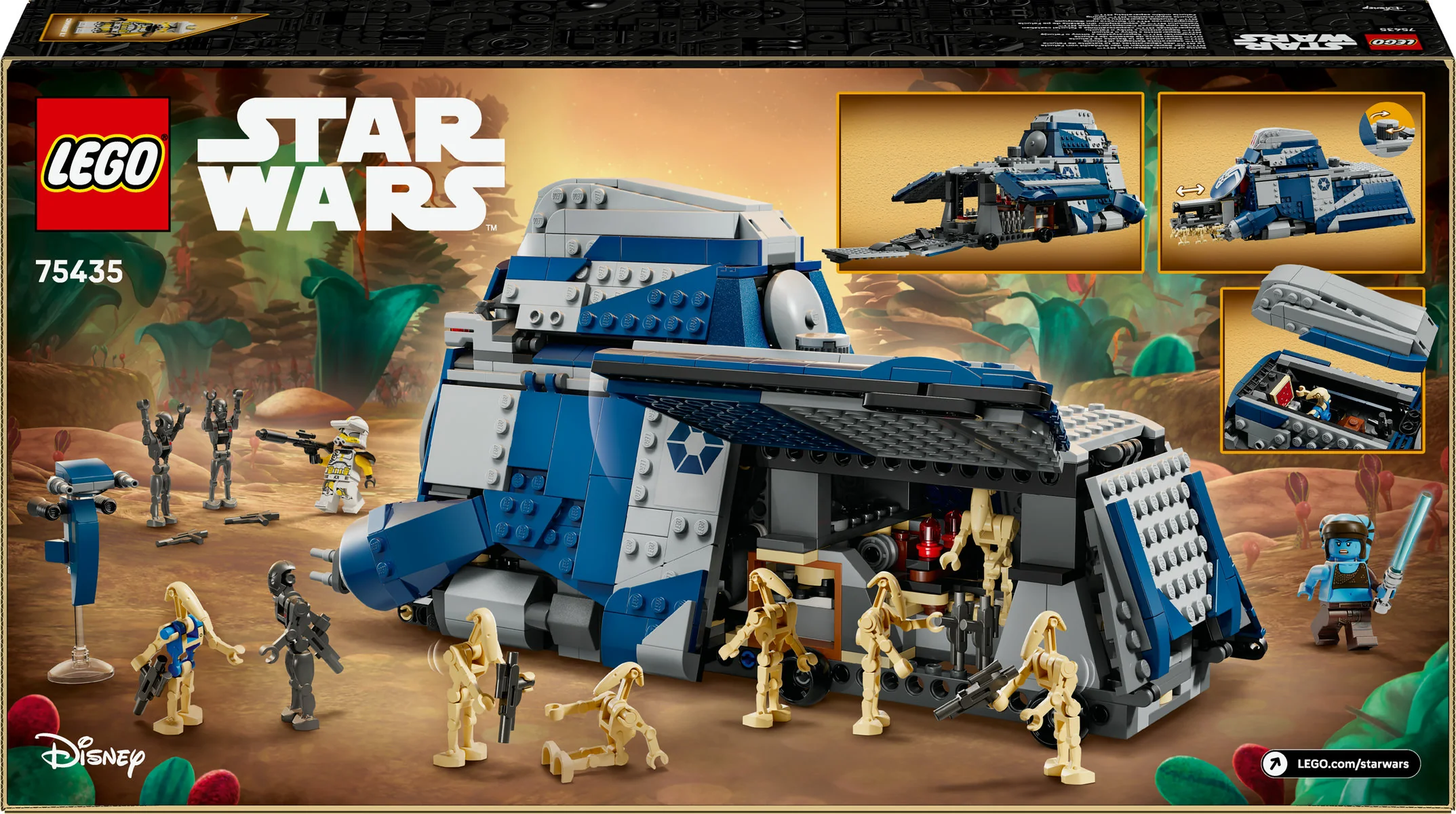 LEGO Star Wars Battle of Felucia Separatist MTT 75435 - Image 4