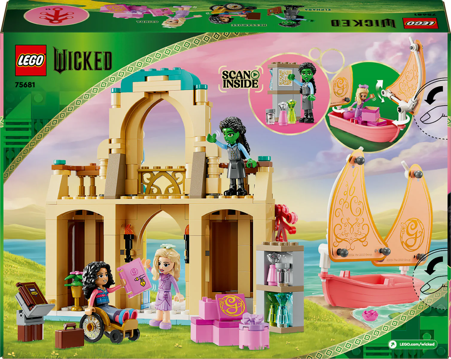 LEGO Wicked Glinda, Elphaba & Nessarose at Shiz University 75681 - Image 2