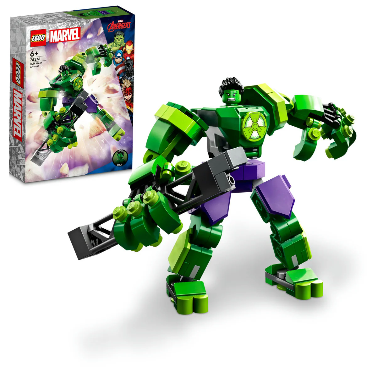 LEGO Marvel Hulk Mech Armour Building Toy 76241 - Image 4