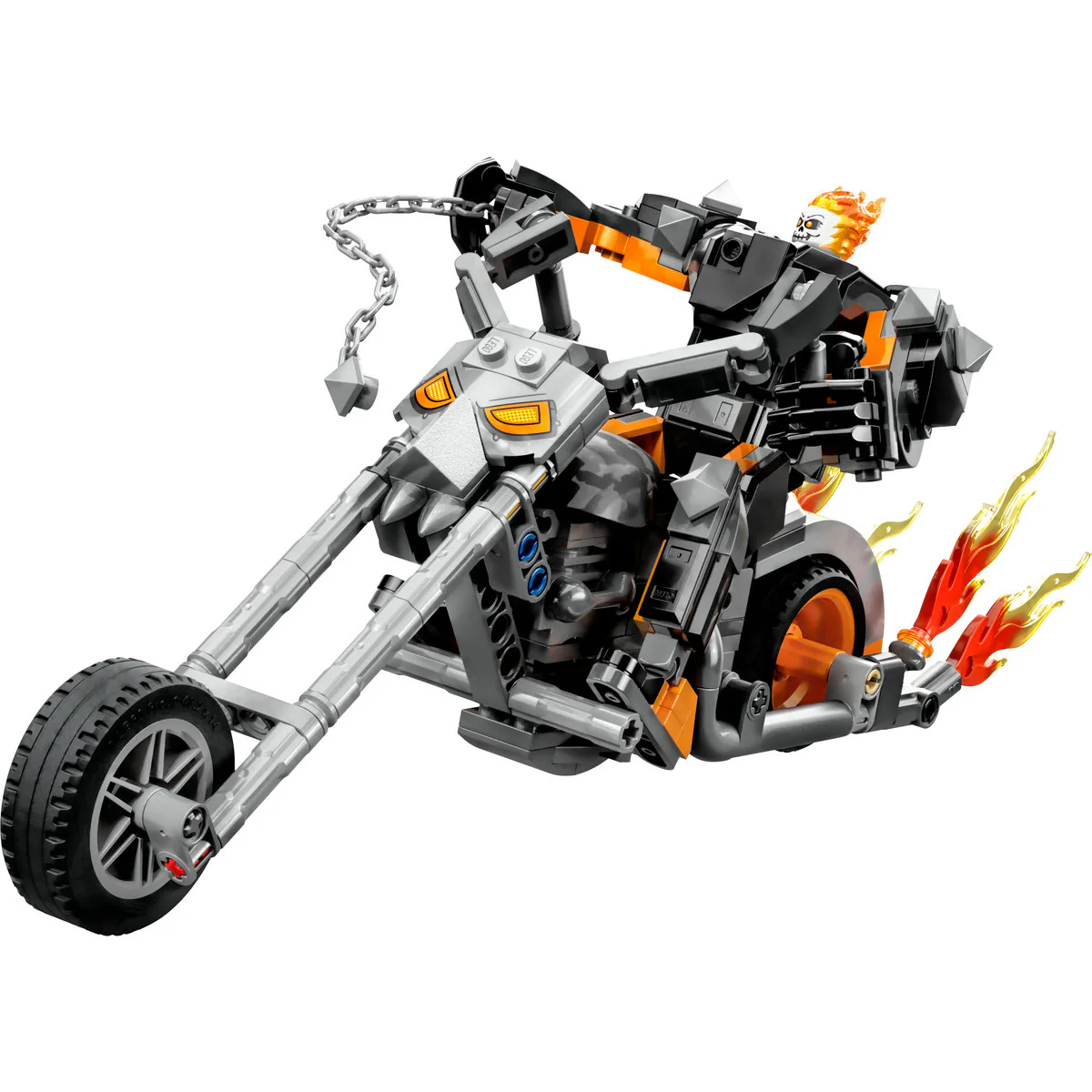 LEGO Marvel Ghost Rider Mech & Bike Toy Set 76245 - Image 5