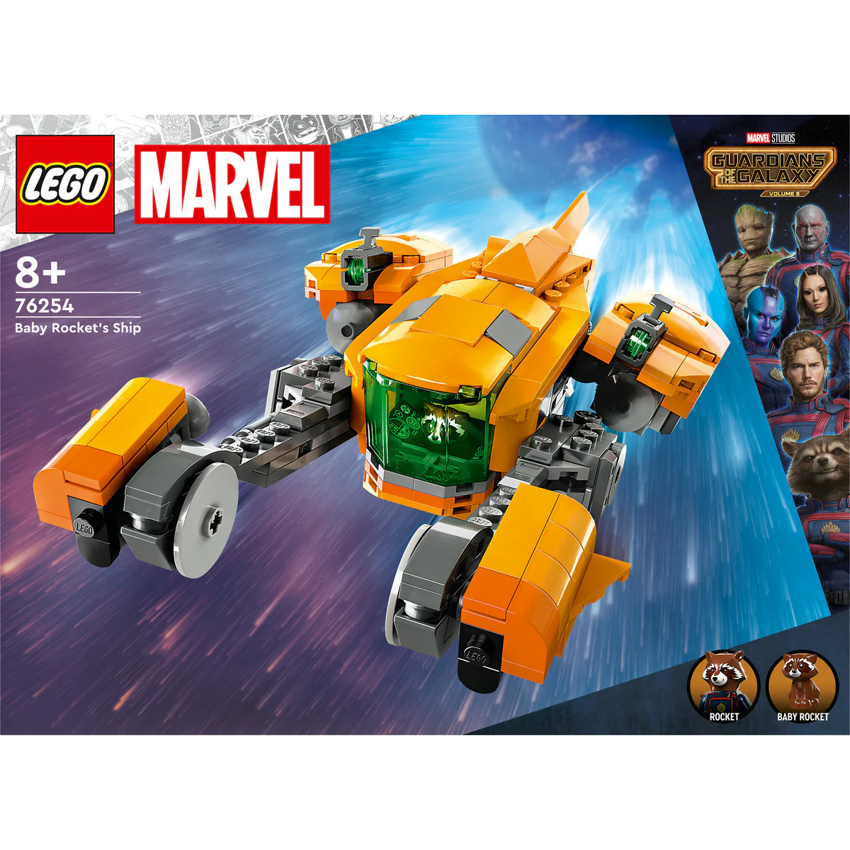 LEGO Marvel Baby Rocket's Ship Building Toy 76254 - Image 2